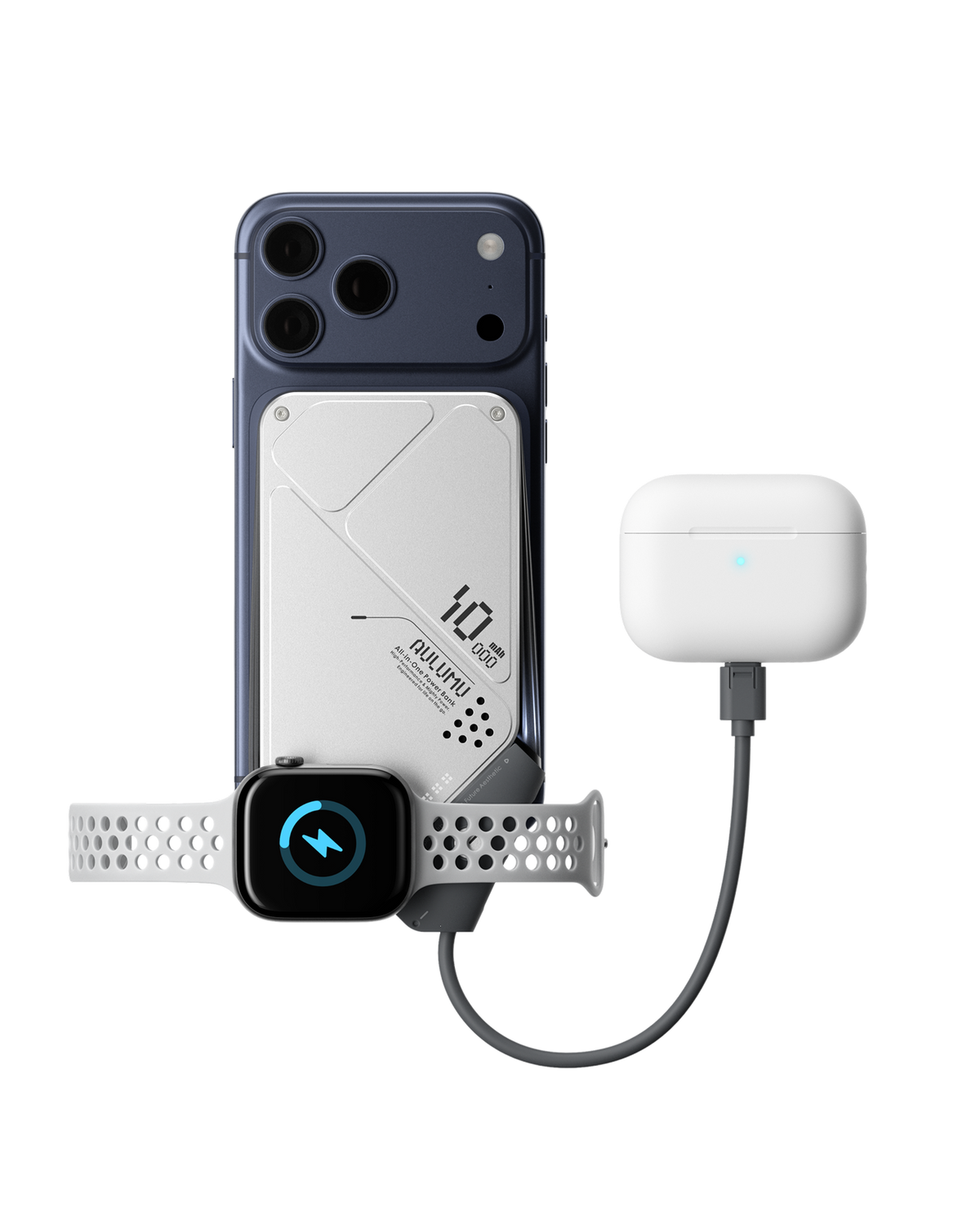 M10 10000mAh Multi-Charging Dual-Mag Power Bank