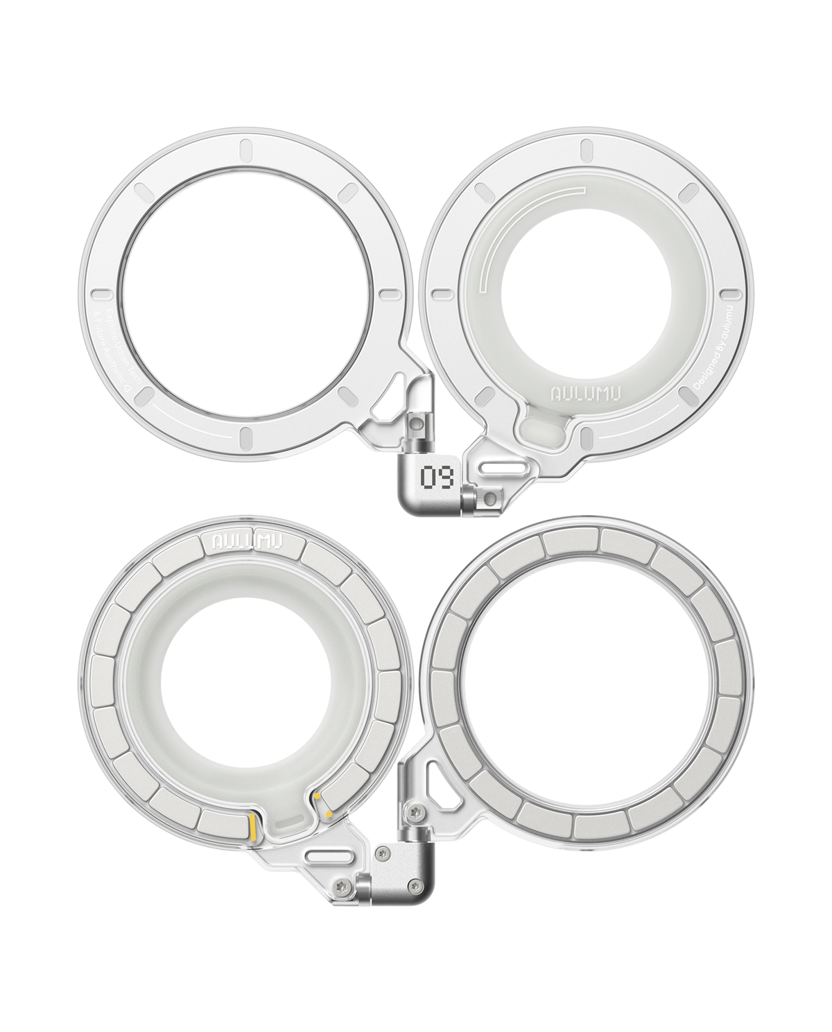 G09 Ghost Transparent Infinite 360° Magnetic Stand