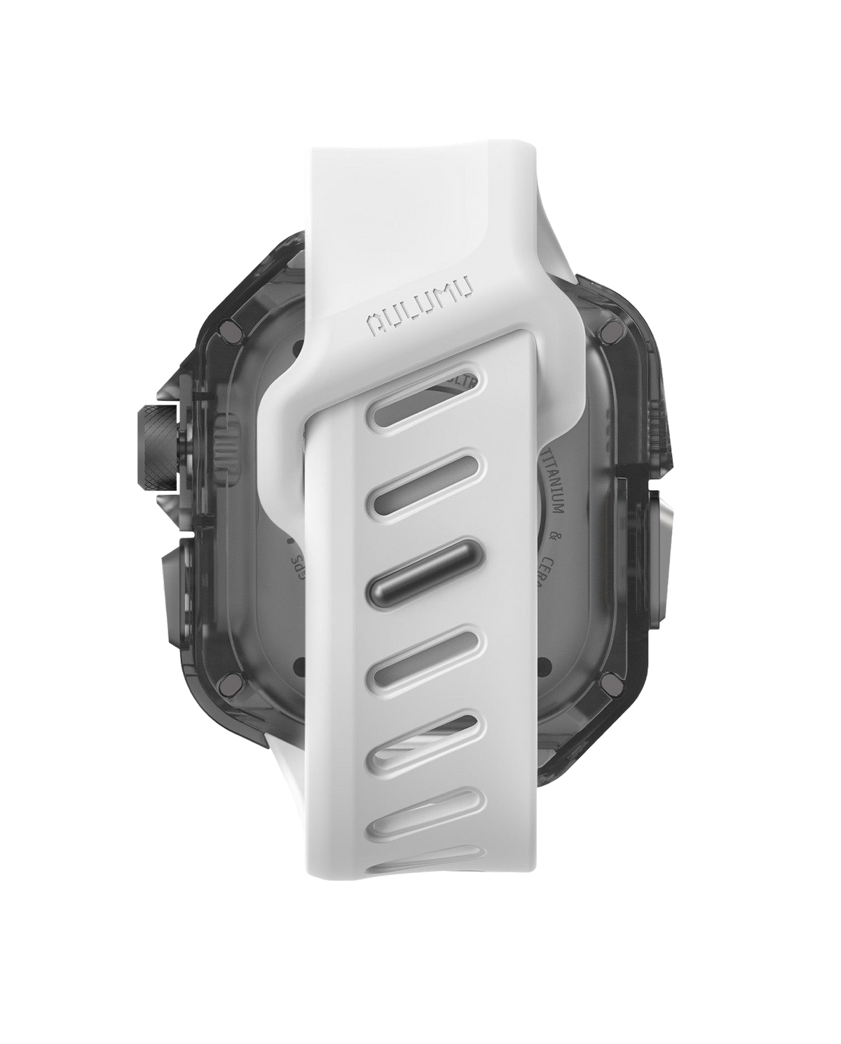 A01 Case with Band for Apple Watch Ultra 1/2/3 | Carbon Fiber Cover | FKM Band