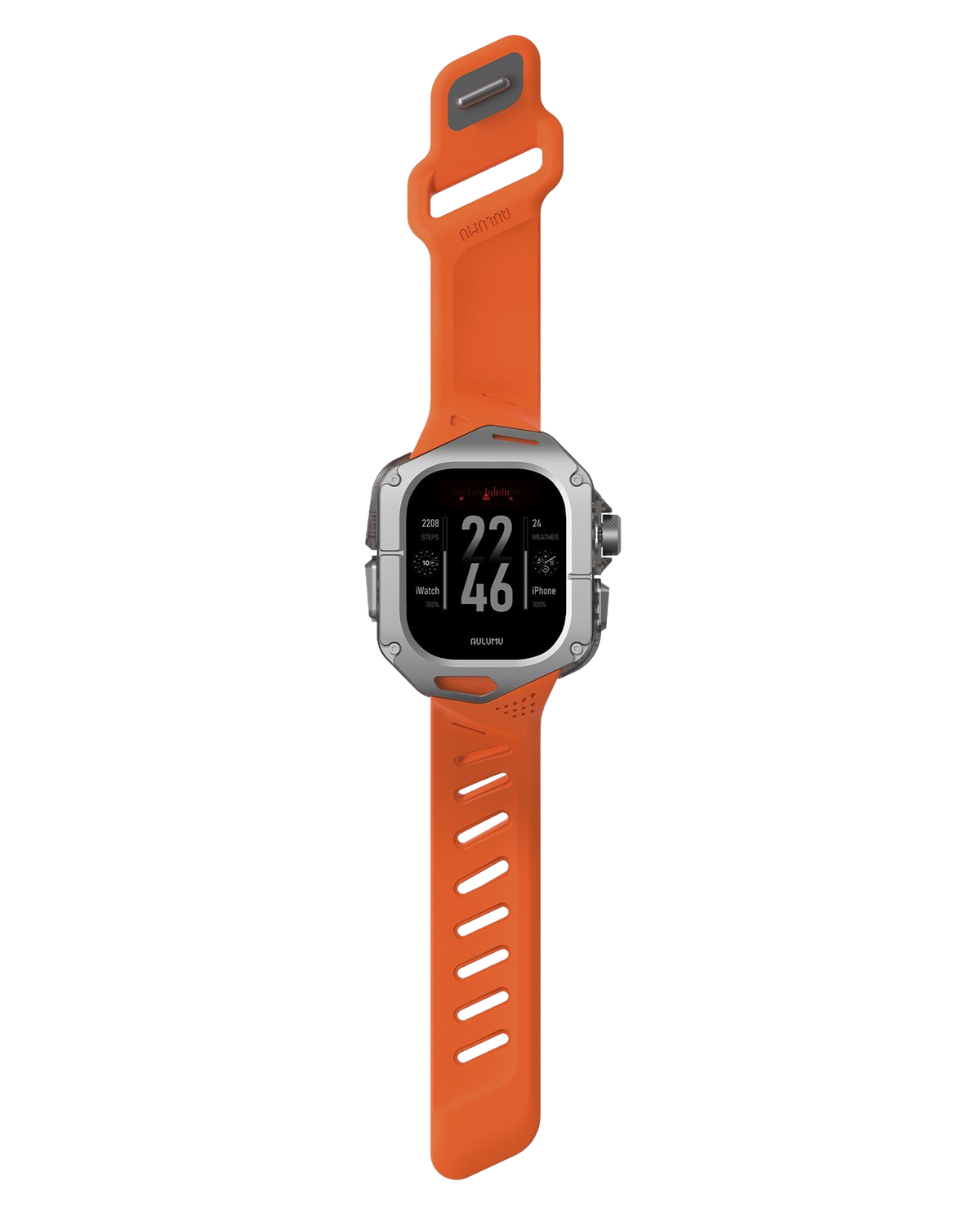 A01 Case with Band for Apple Watch Ultra 1/2/3 | Titanium Cover | FKM Band