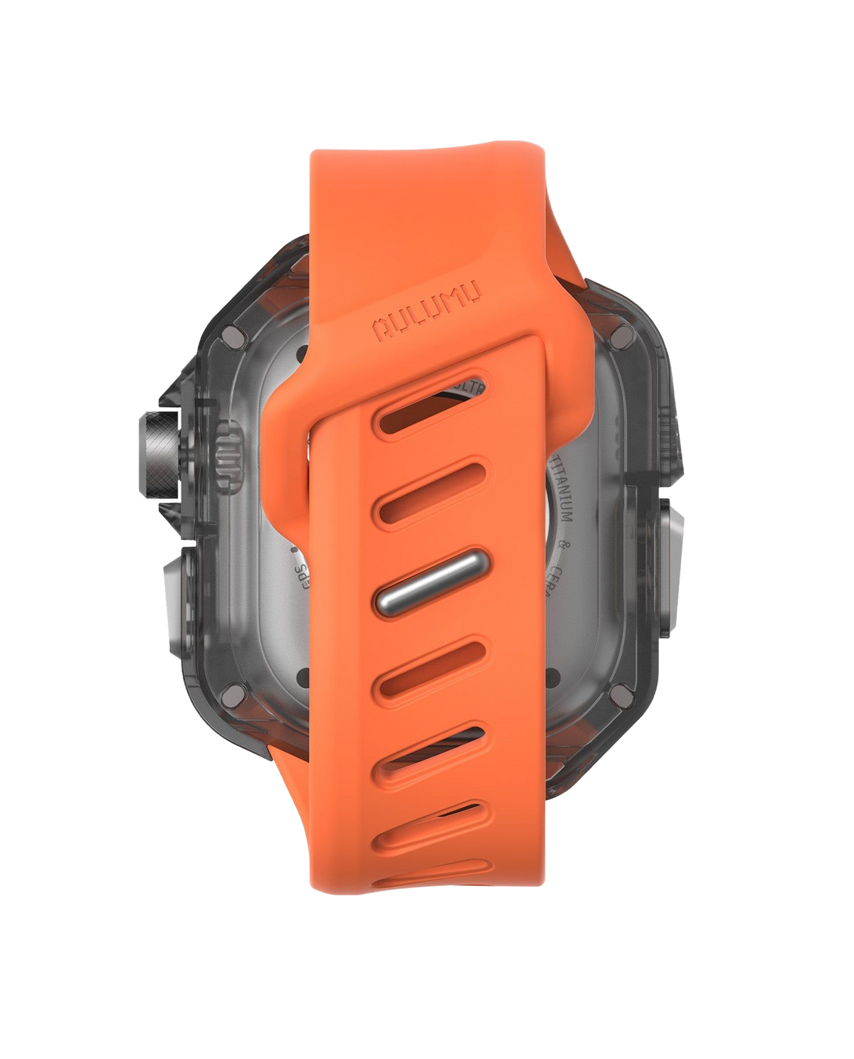 A01 Case with Band for Apple Watch Ultra 1/2/3 | Titanium Cover | FKM Band