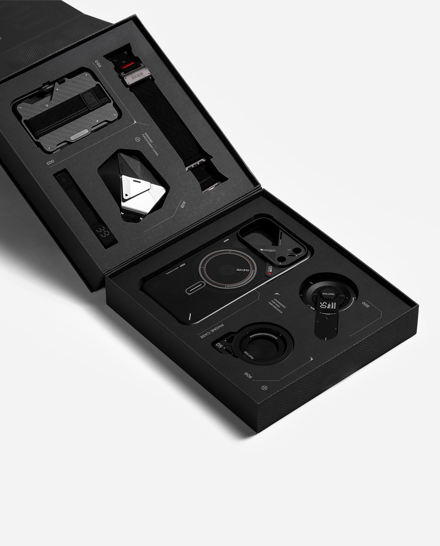 aulumu Urban Tech Gift Box – 6-Piece Everyday Carry Accessories Set