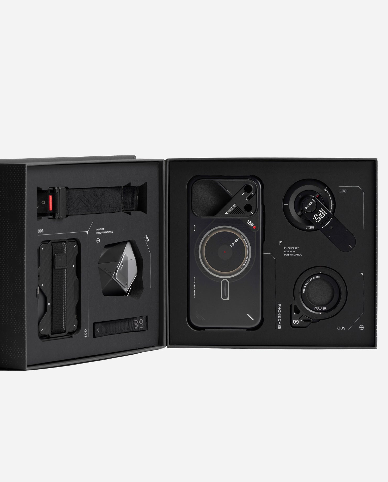 aulumu Urban Tech Gift Box – 6-Piece Everyday Carry Accessories Set