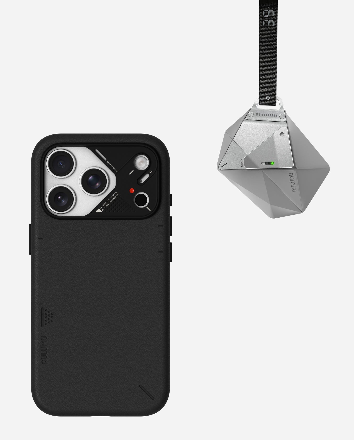 A17 Vegan Leather Case for iPhone 17 Series & A39 Geometric Case for AirPods Pro 3