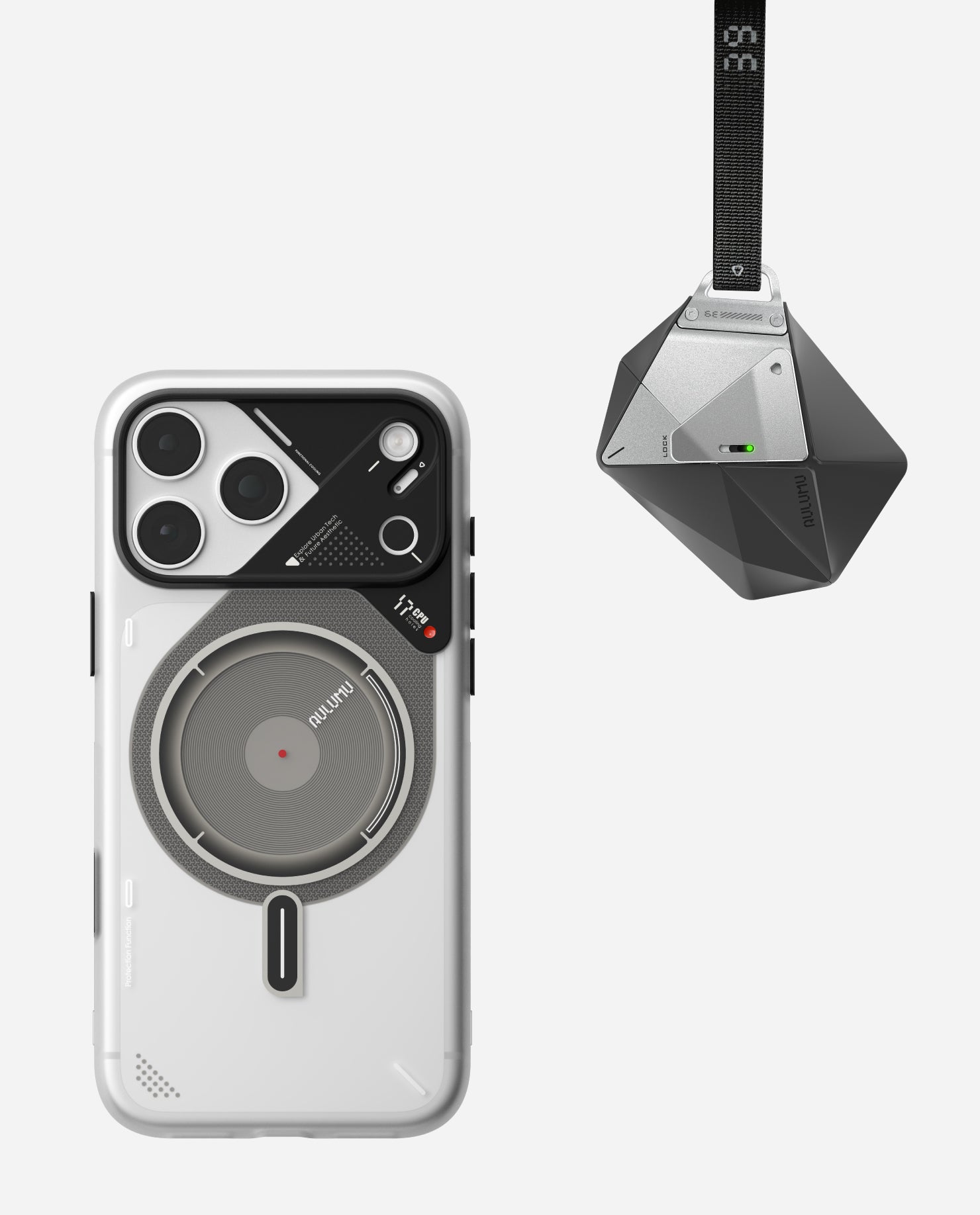 A17 Frosted Case for iPhone 17 Series & A39 Geometric Case for AirPods Pro 3