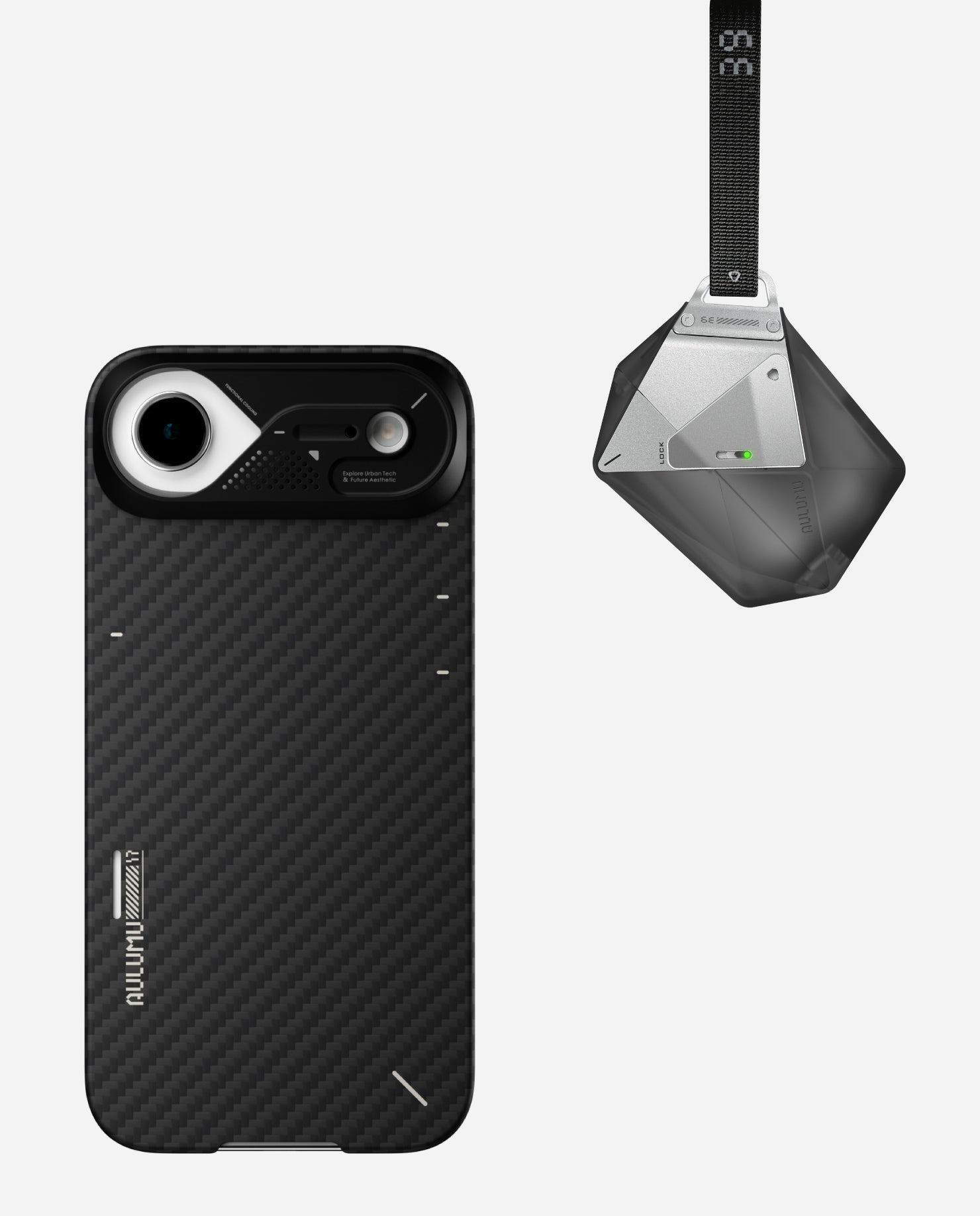 A17 Aramid Fiber Case for iPhone 17 Series & A39 Geometric Case for AirPods Pro 3