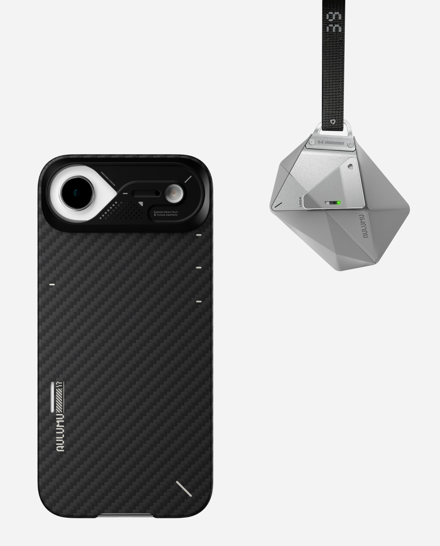 A17 Aramid Fiber Case for iPhone 17 Series & A39 Geometric Case for AirPods Pro 3