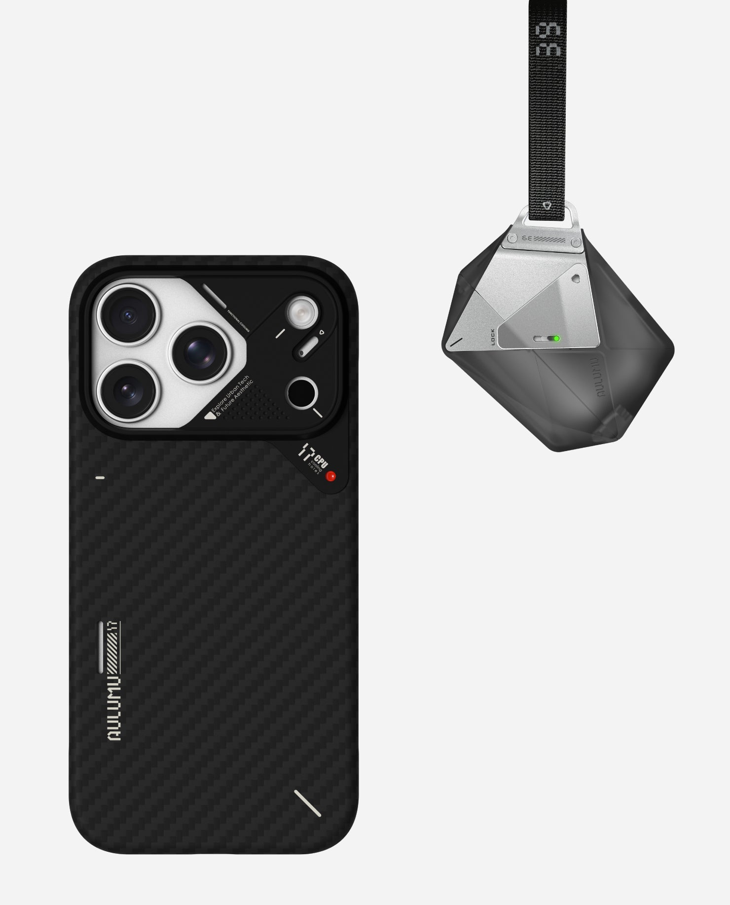 A17 Aramid Fiber Case for iPhone 17 Series & A39 Geometric Case for AirPods Pro 3