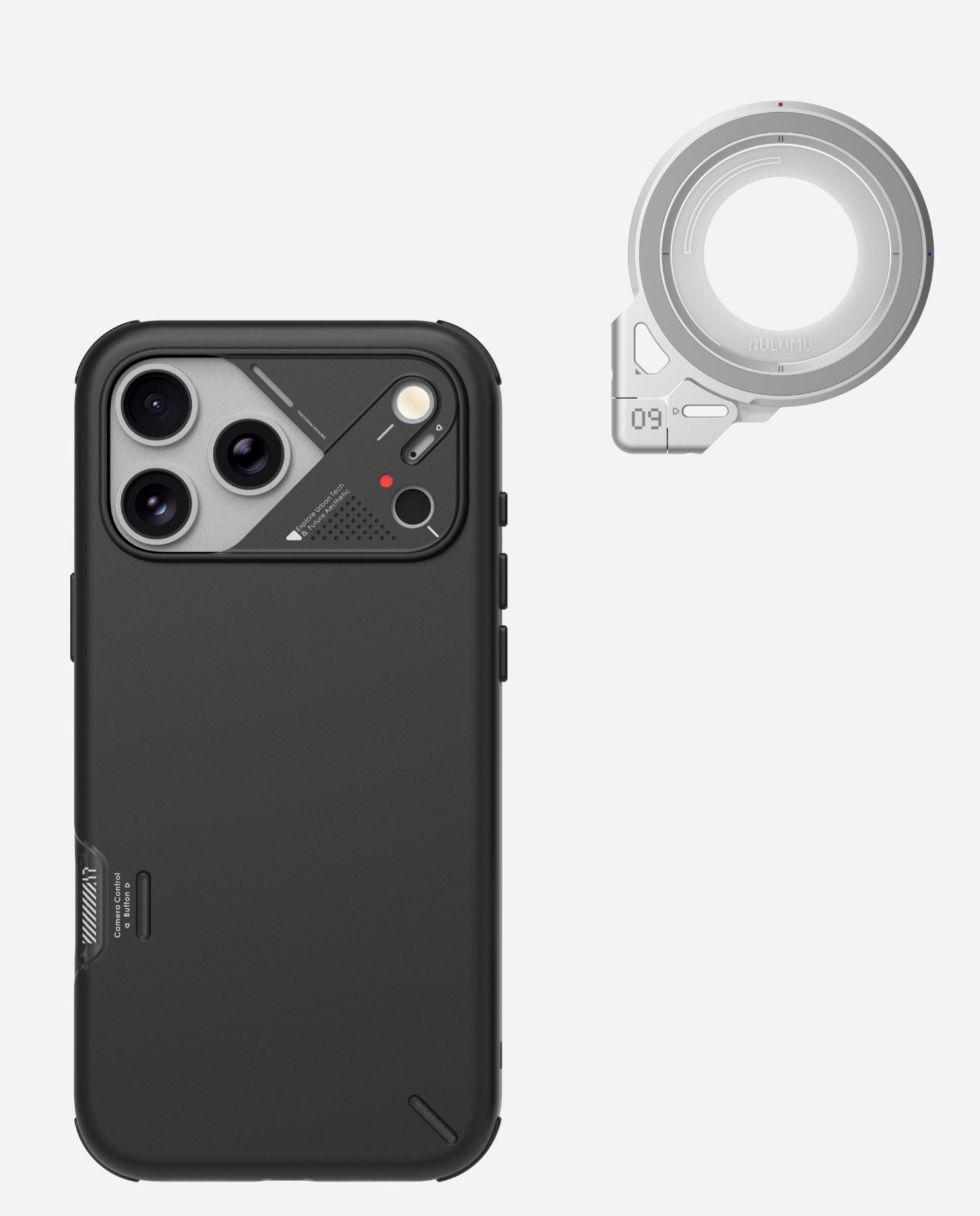 A17 iPhone 17 Series Slim Shockproof Case & G09 Infinite 360° Magnetic Stand
