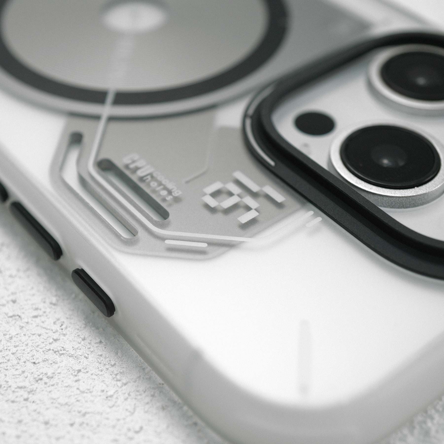 Premium Metal Buttons and Camera Ring
