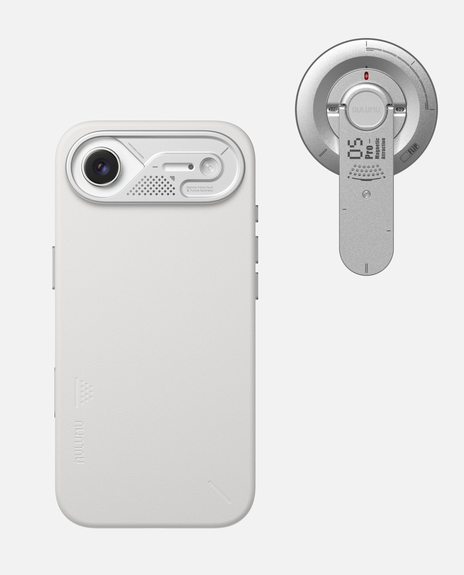 iPhone 17 Pro/Pro Max Vegan Leather Case & G05 Pro Multi-Function Mag Kickstand
