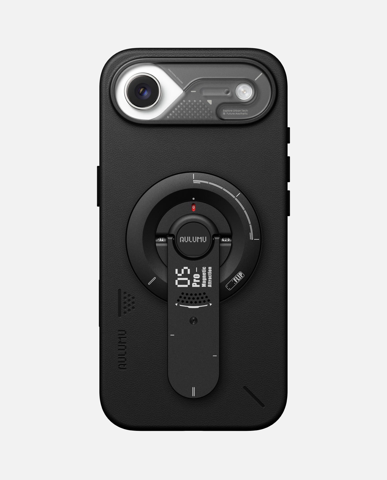iPhone 17 Pro/Pro Max Vegan Leather Case & G05 Pro Multi-Function Mag Kickstand
