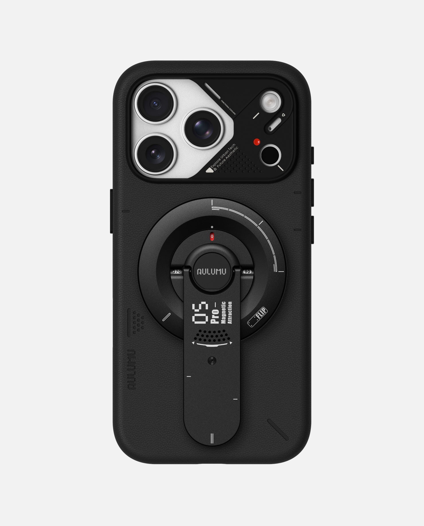iPhone 17 Pro/Pro Max Vegan Leather Case & G05 Pro Multi-Function Mag Kickstand