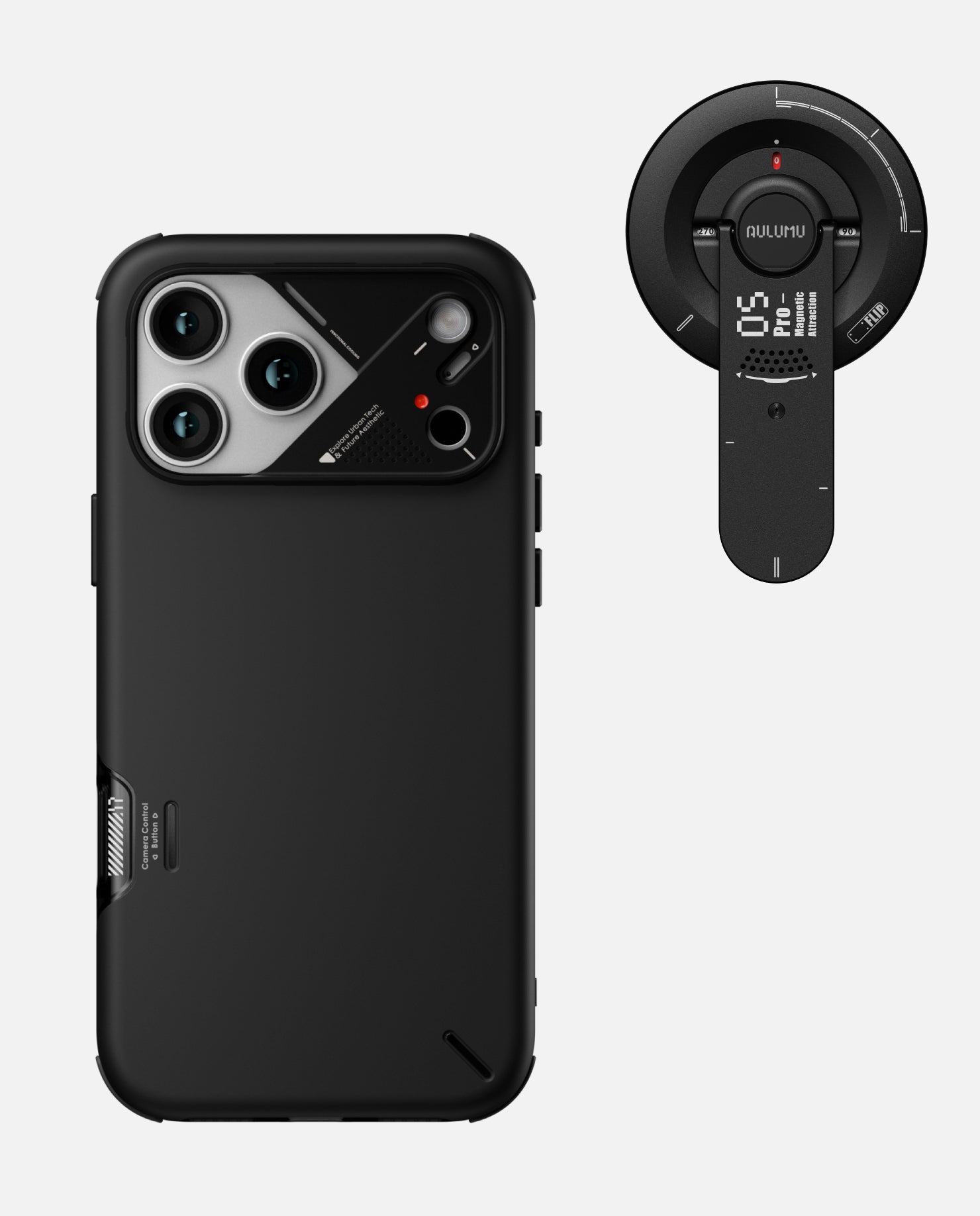 iPhone 17 Pro / Pro Max Slim Shockproof Case & G05 Pro Multi-Function Mag Kickstand