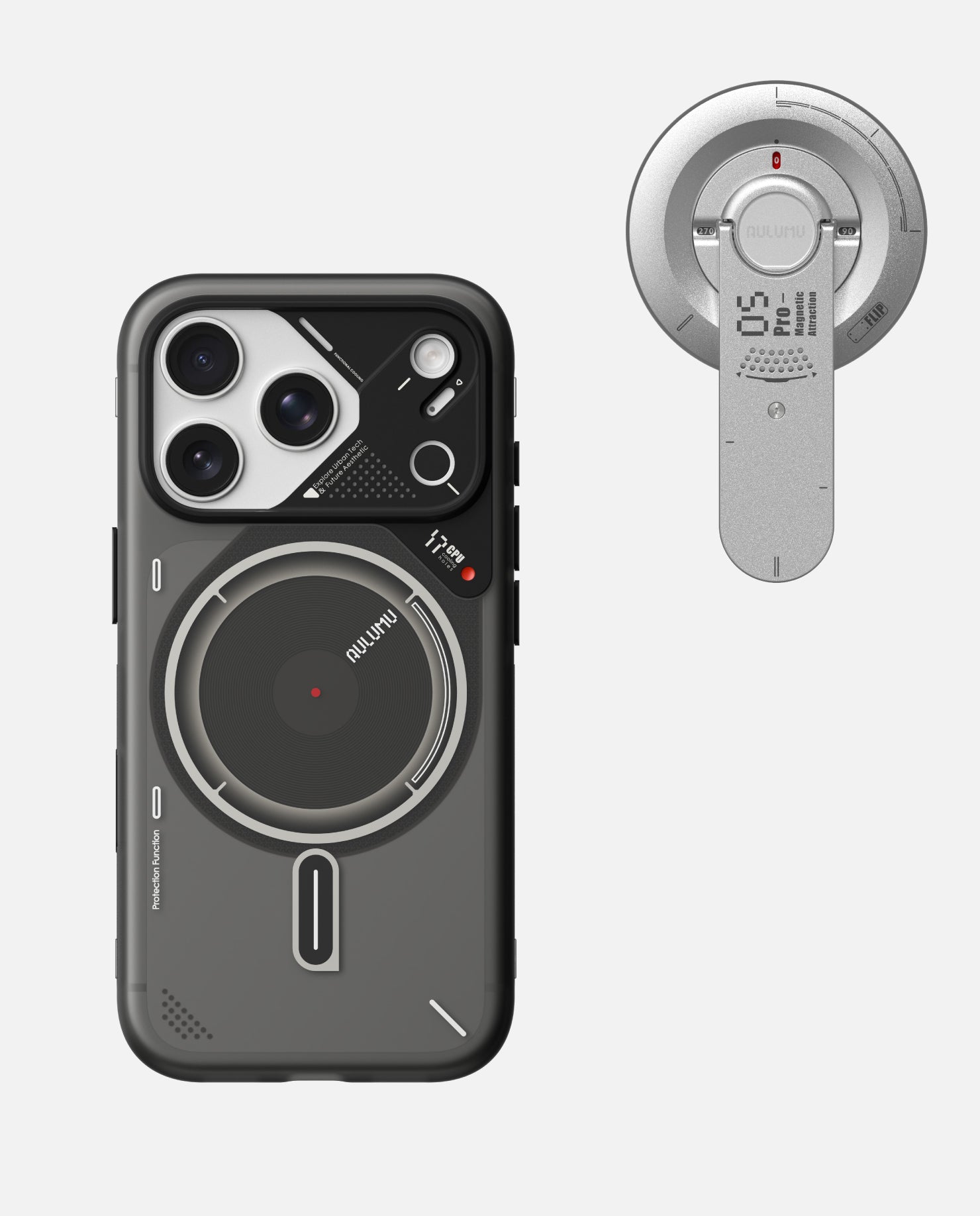 iPhone 17 Pro / Pro Max Frosted Case & G05 Pro Multi-Function Mag Kickstand