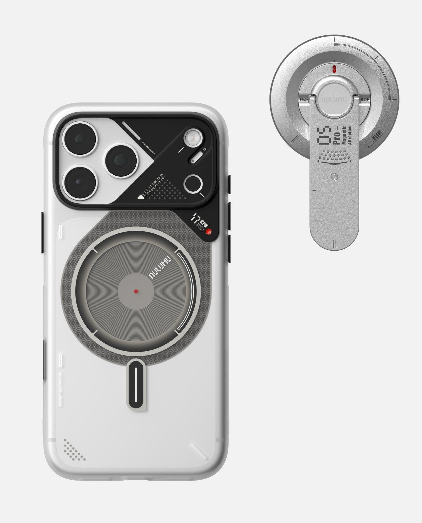 iPhone 17 Pro / Pro Max Frosted Case & G05 Pro Multi-Function Mag Kickstand