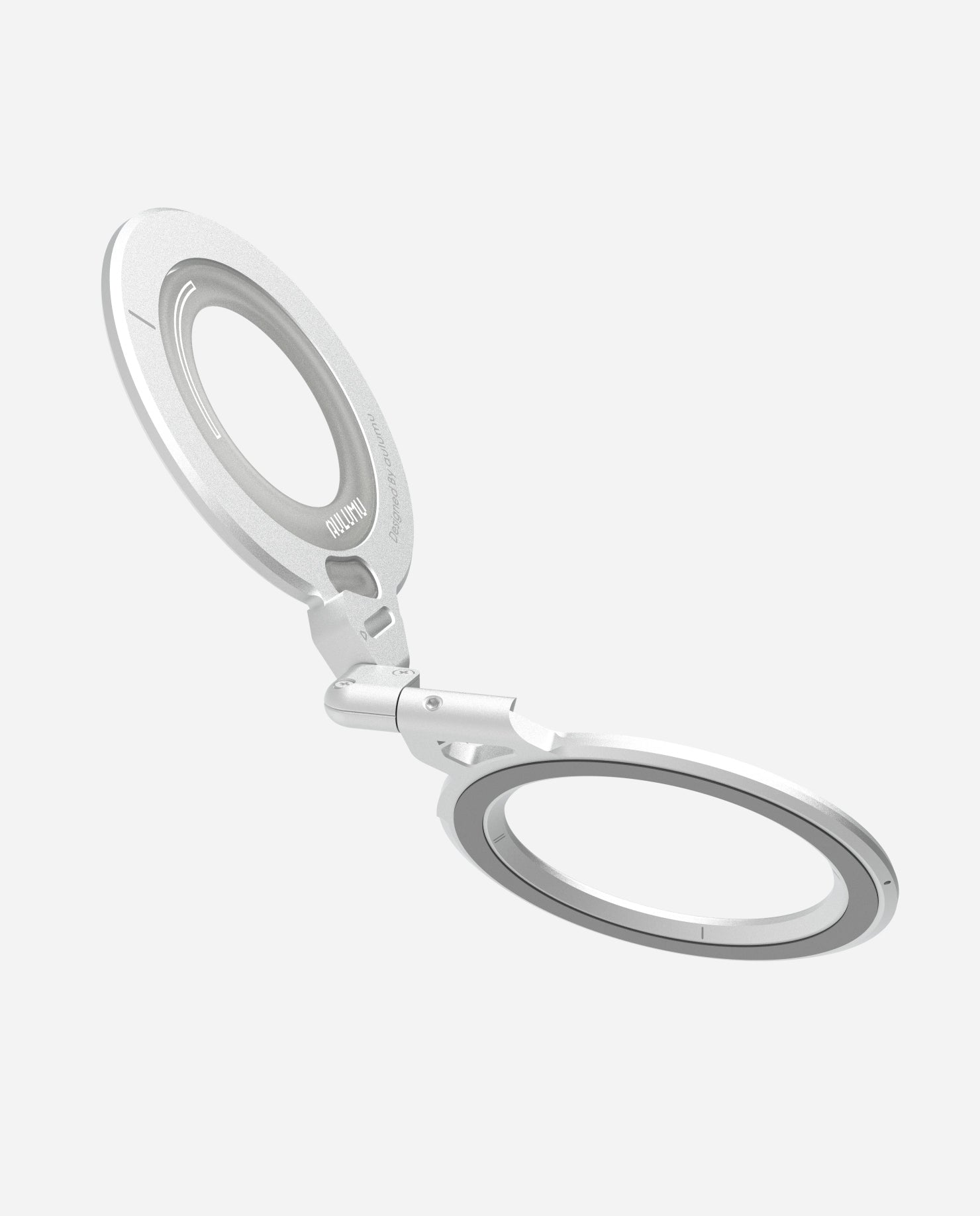 AULUMU G09 Infinite 360° MagSafe stand showcasing its three‑axis rotating ring design