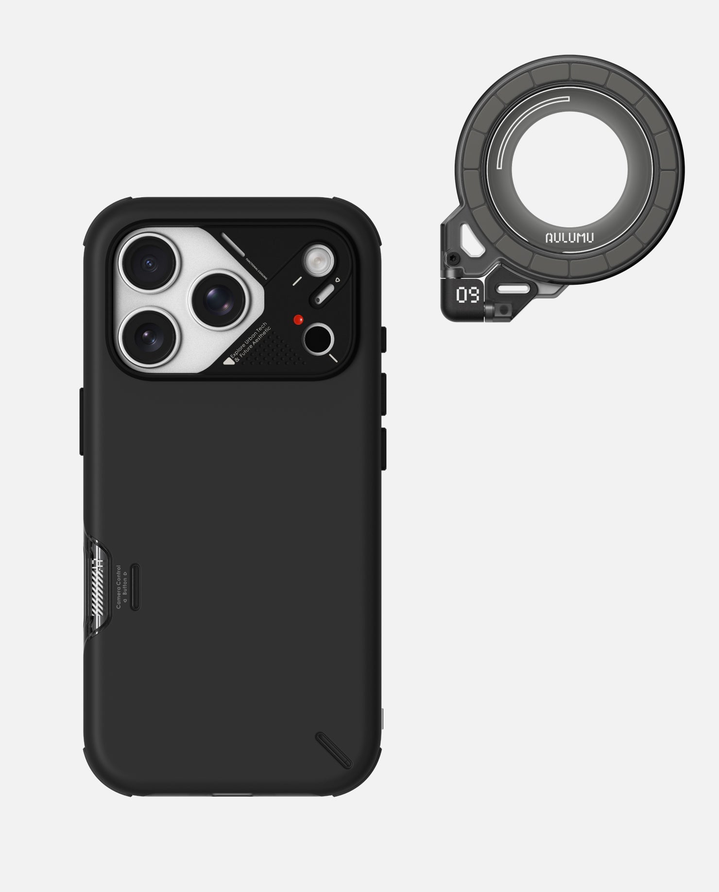 A17 iPhone 17 Series Slim Shockproof Case & G09 Infinite 360° Magnetic Stand