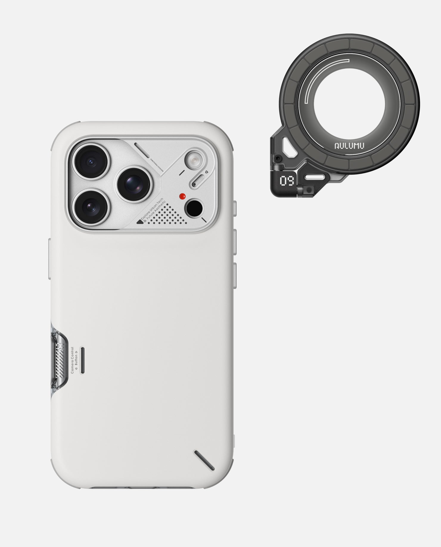 A17 iPhone 17 Series Slim Shockproof Case & G09 Infinite 360° Magnetic Stand