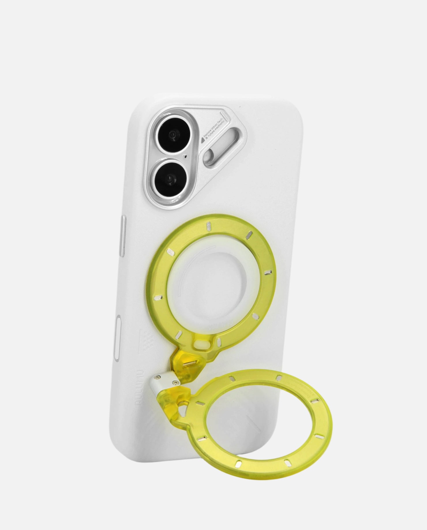 A17 iPhone 17 Series Vegan Leather Case & G09 Ghost Infinite 360° Magnetic Stand