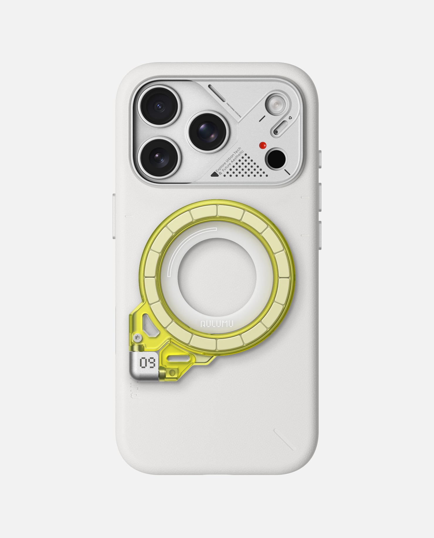 A17 iPhone 17 Series Vegan Leather Case & G09 Ghost Infinite 360° Magnetic Stand