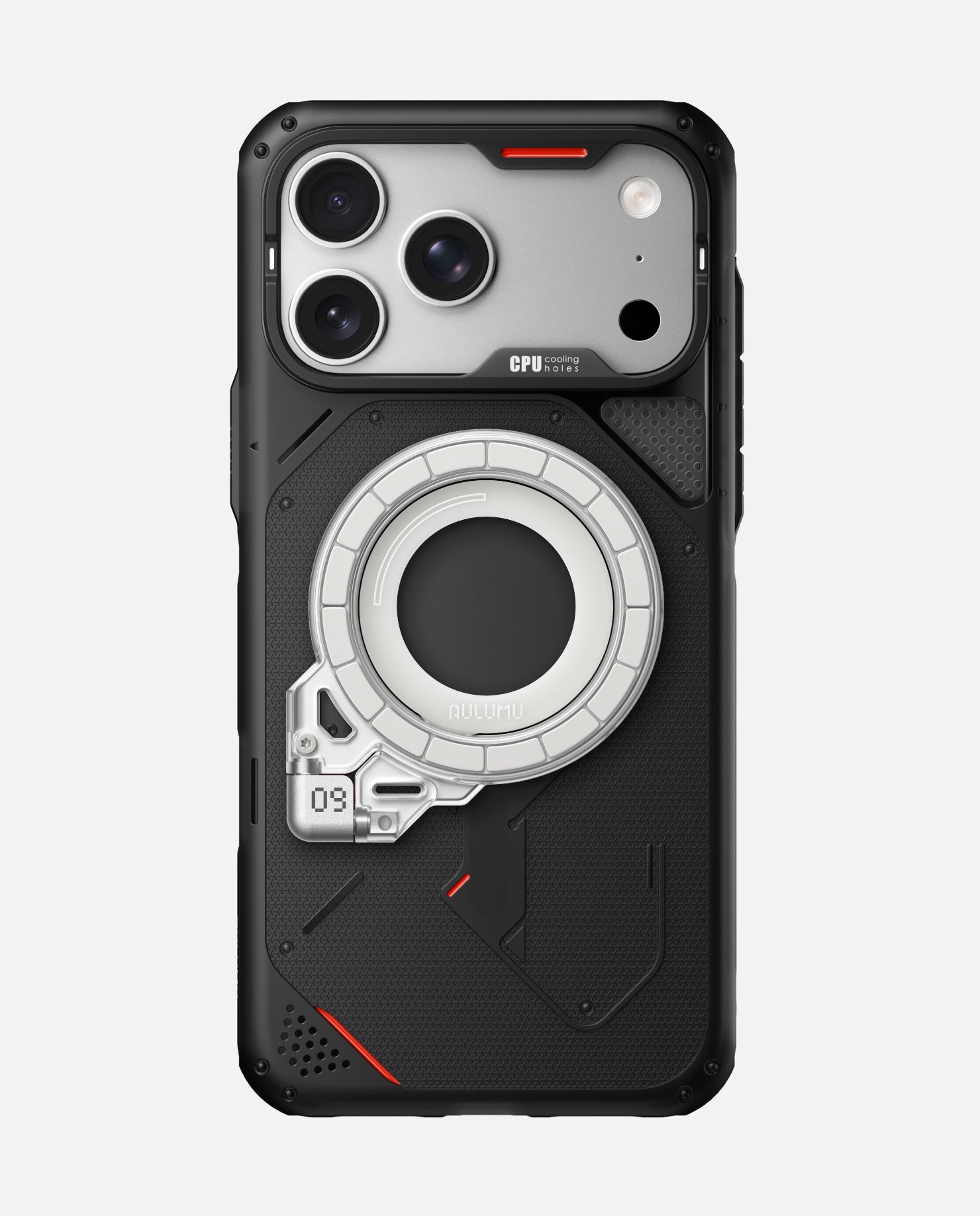 A17 iPhone 17 Series Rugged Outdoor Case & G09 Ghost Infinite 360° Magnetic Stand