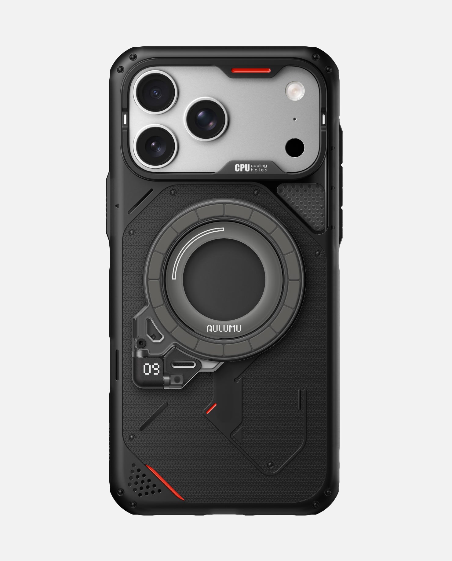 A17 iPhone 17 Series Rugged Outdoor Case & G09 Ghost Infinite 360° Magnetic Stand