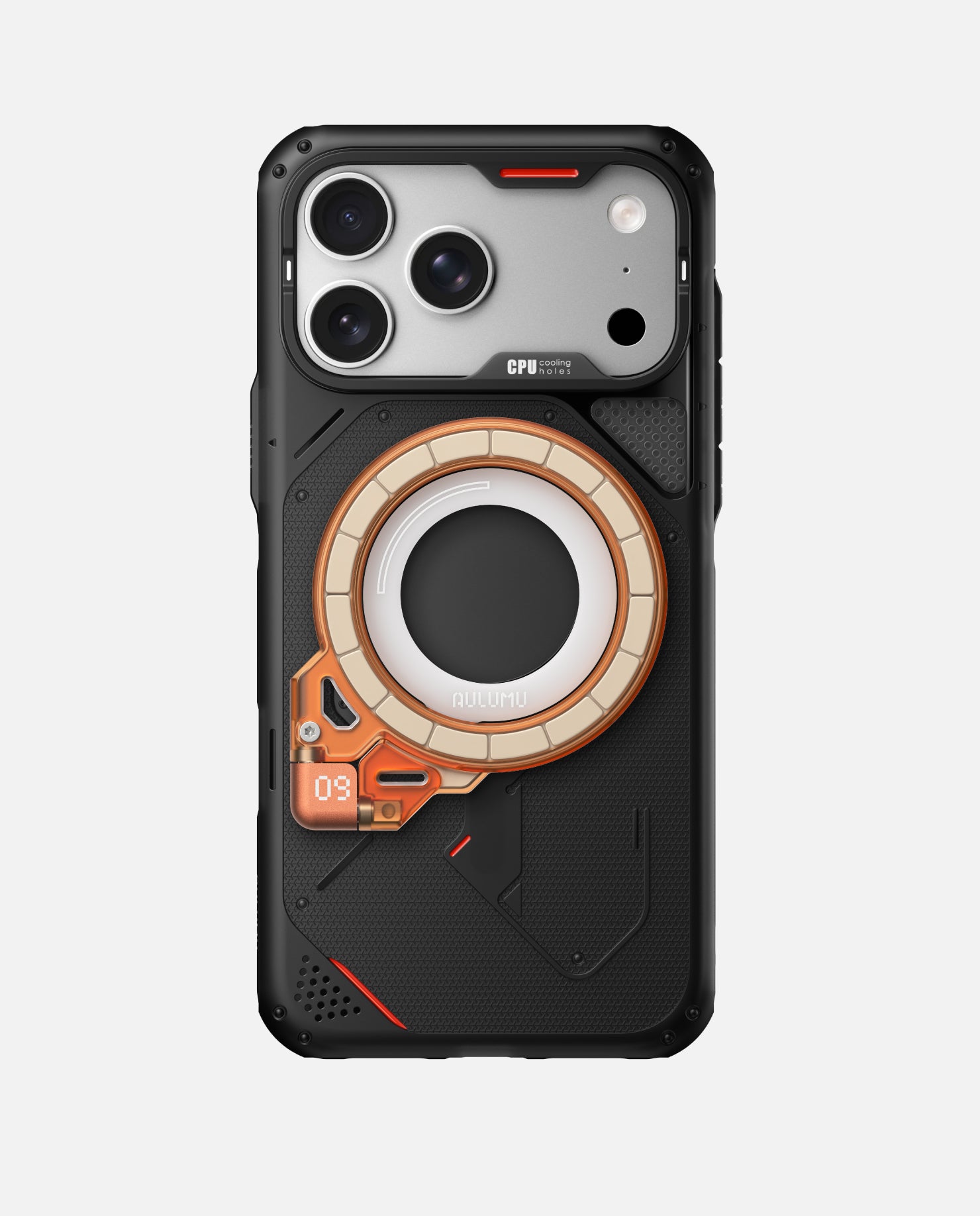A17 iPhone 17 Series Rugged Outdoor Case & G09 Ghost Infinite 360° Magnetic Stand