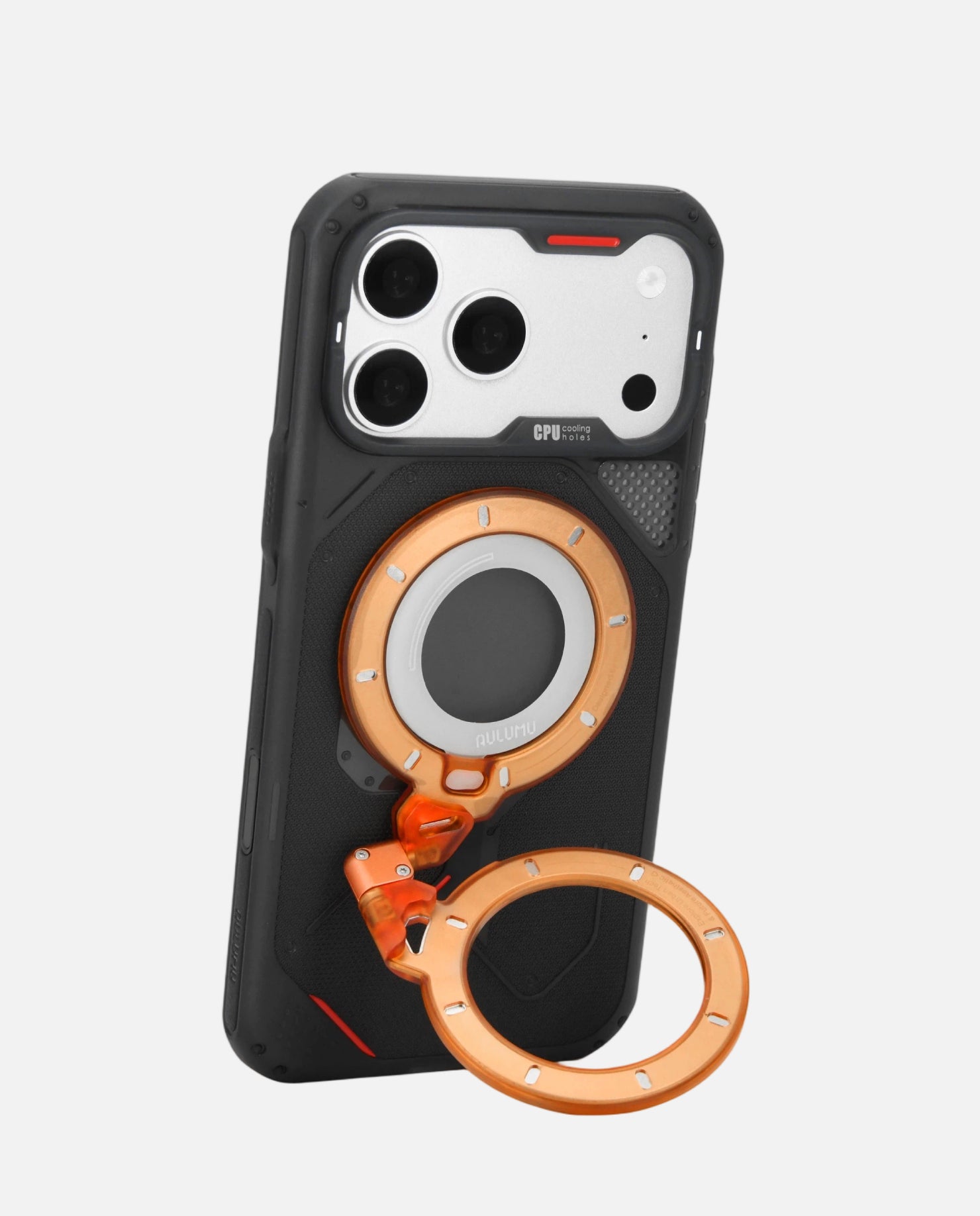 A17 iPhone 17 Series Rugged Outdoor Case & G09 Ghost Infinite 360° Magnetic Stand