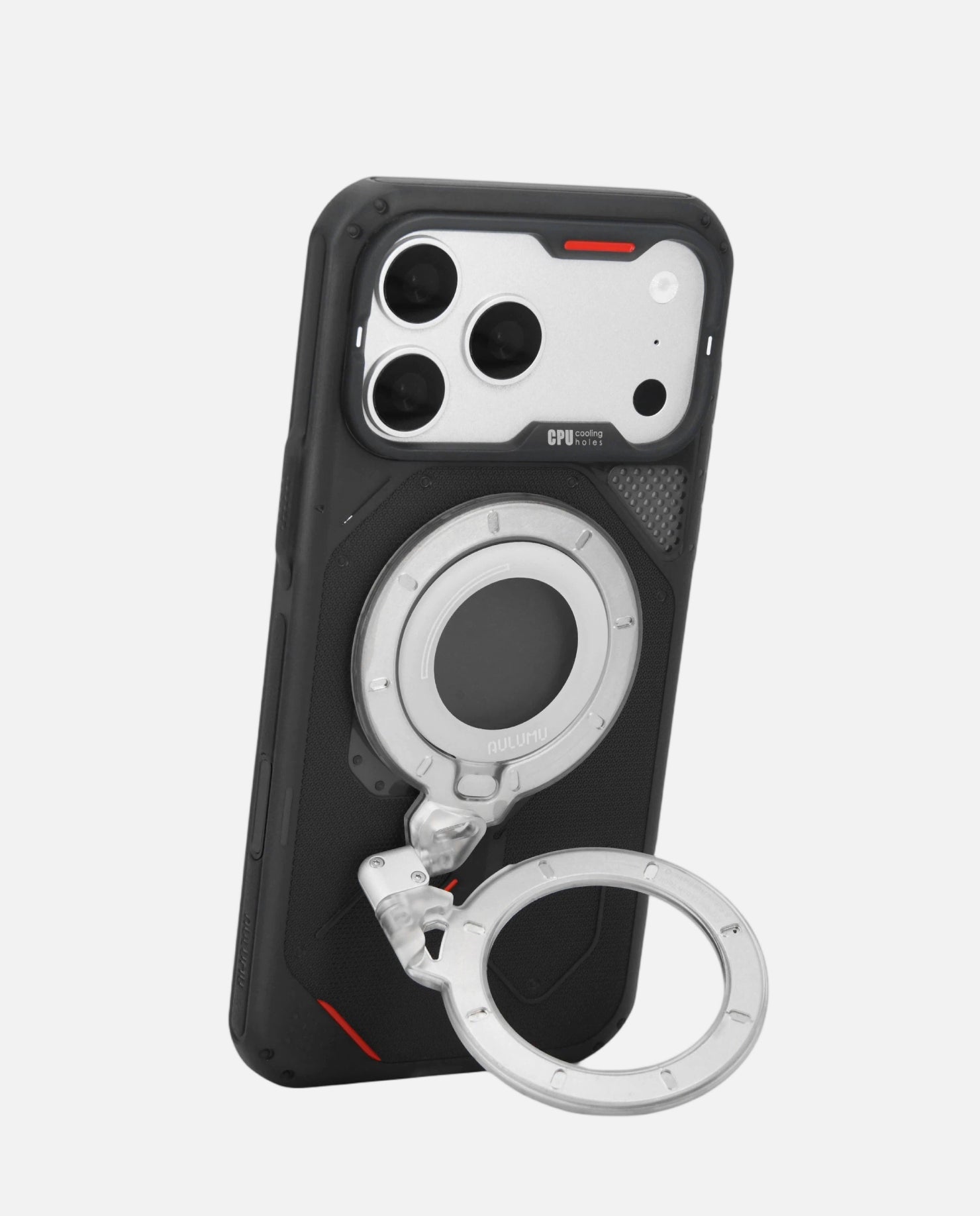 A17 iPhone 17 Series Rugged Outdoor Case & G09 Ghost Infinite 360° Magnetic Stand