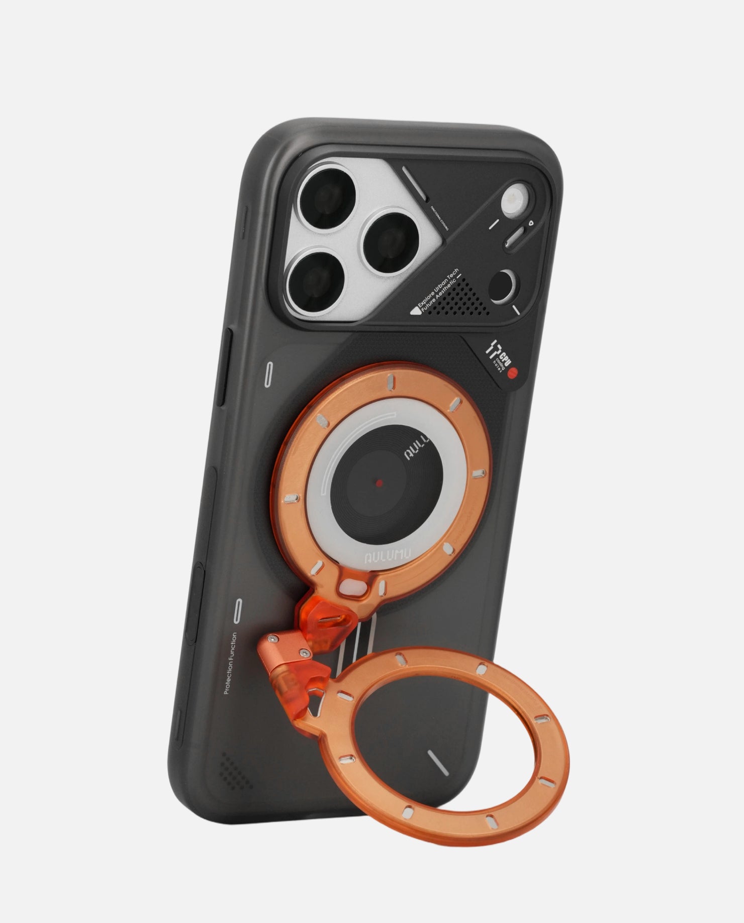 A17 iPhone 17 Series Frosted Case & G09 Ghost Infinite 360° Magnetic Stand
