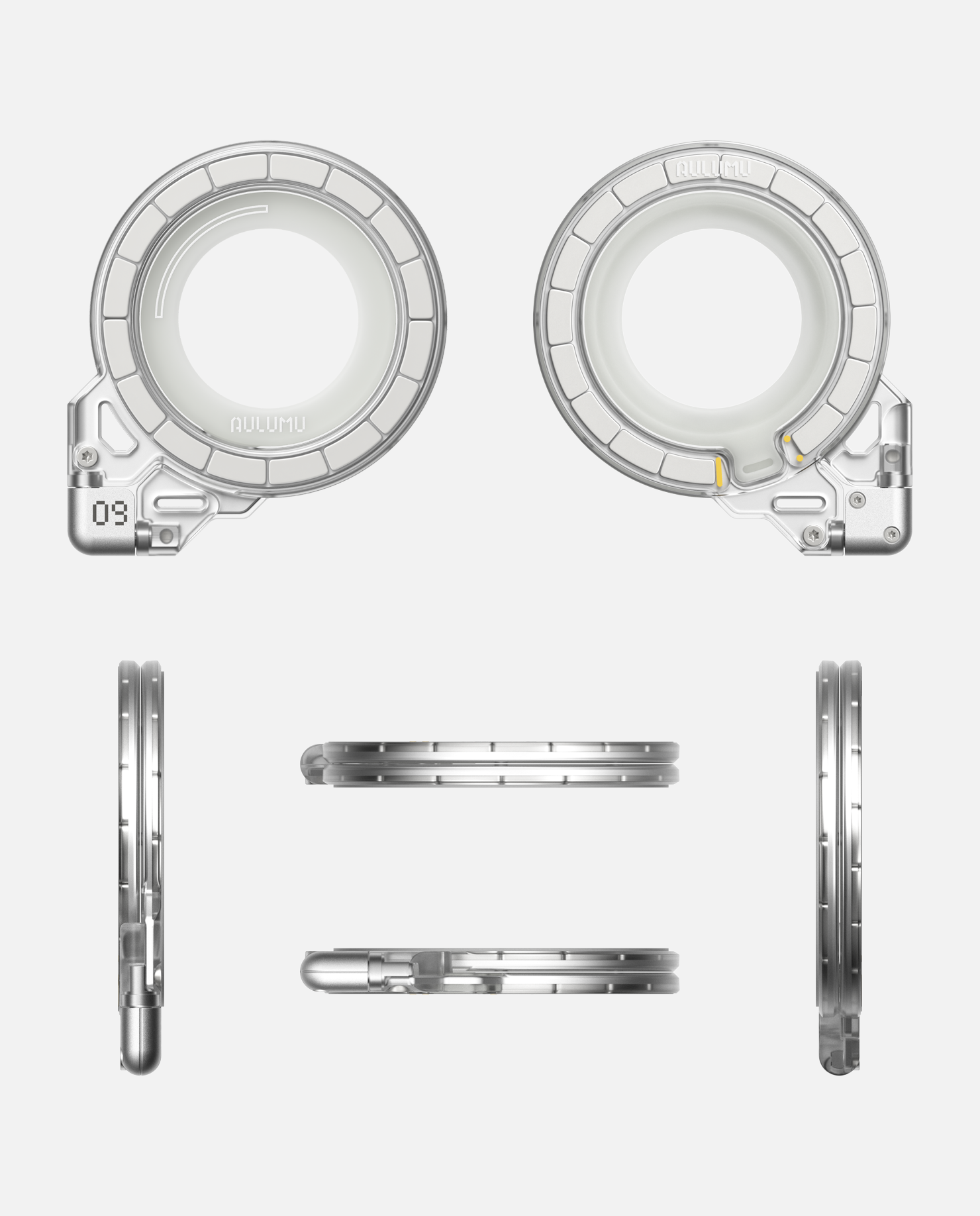 G09 Ghost Transparent Infinite 360° Magnetic Stand