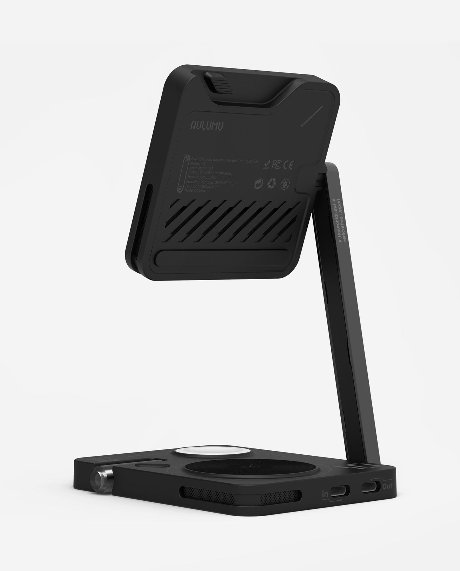 M01 4-in-1 Folding Wireless Charging Station & Pad | Magnetic