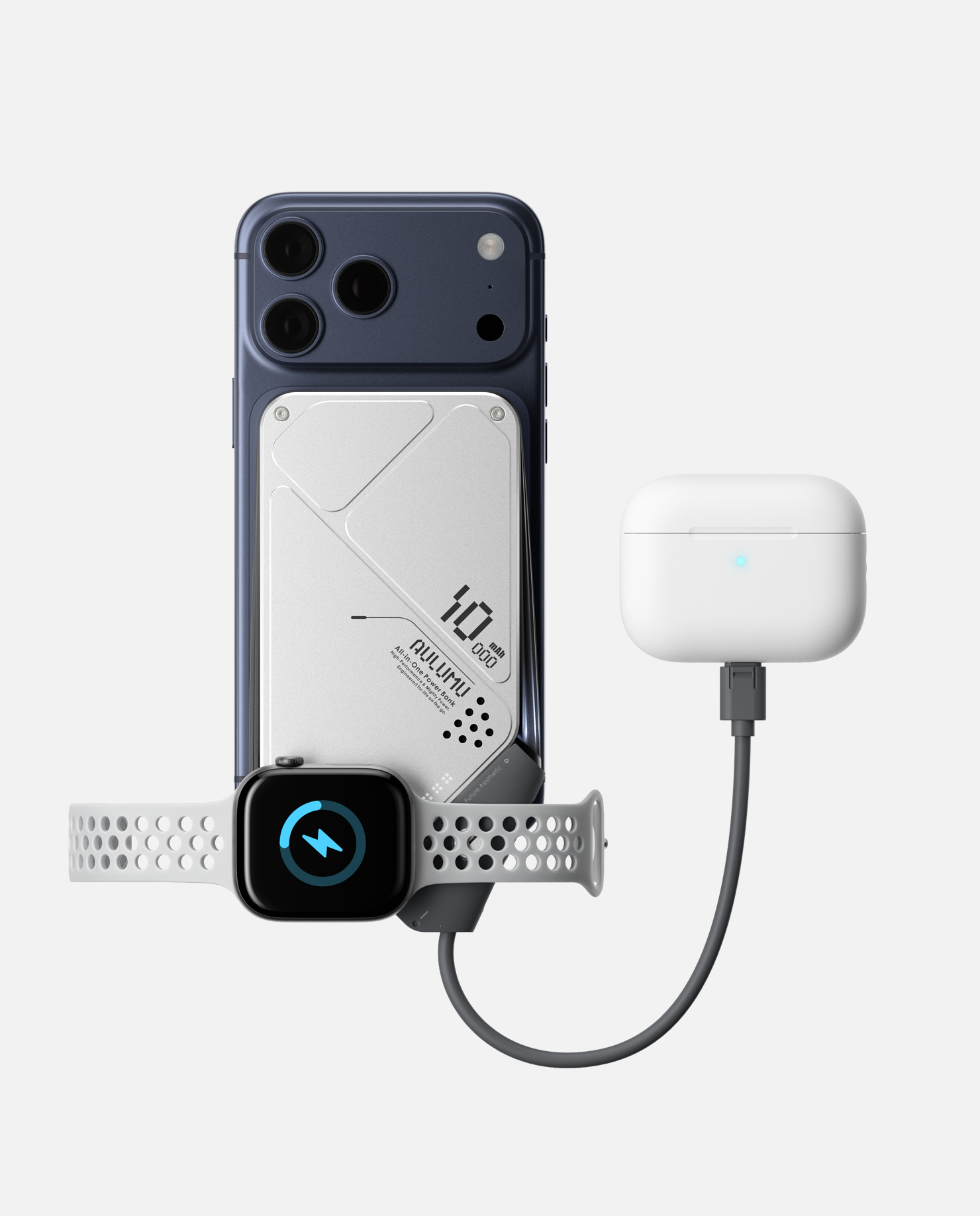 M10 10000mAh Multi-Charging Dual-Mag Power Bank