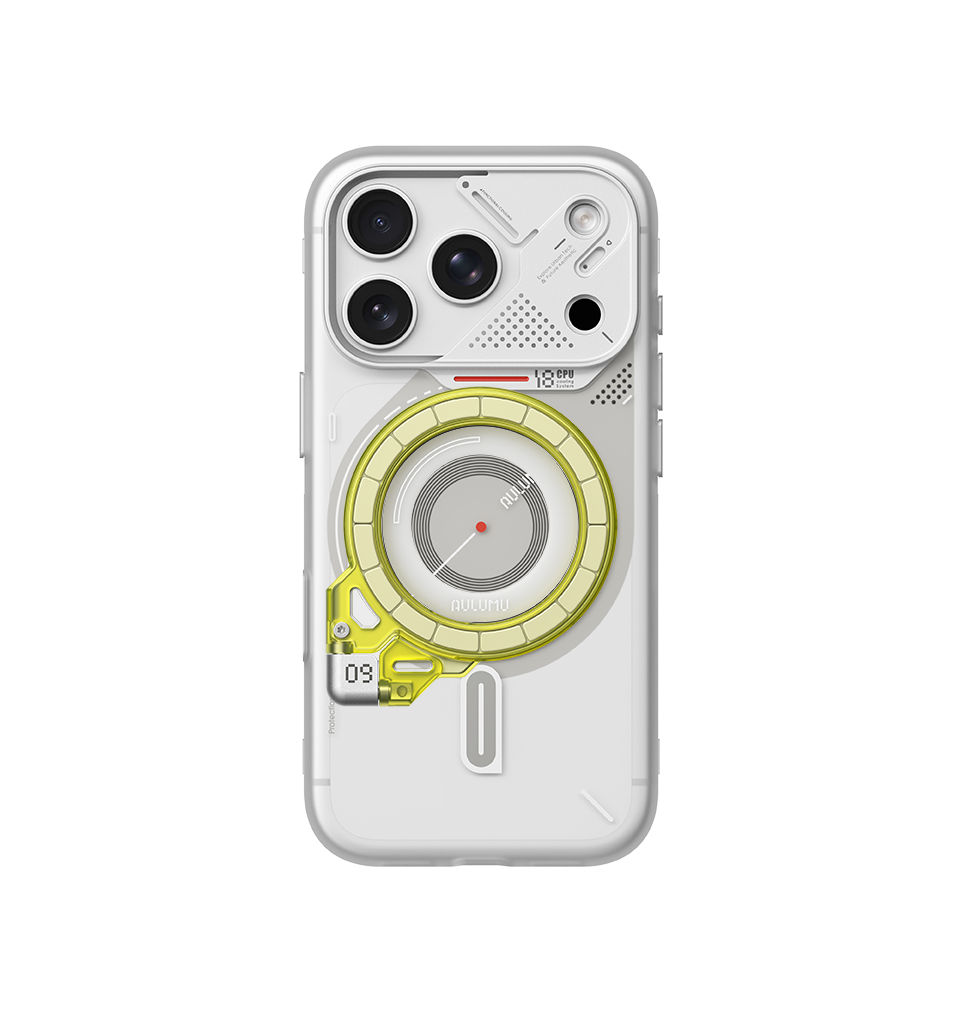 A18 iPhone 18/17 Series Frosted Case & G09 Ghost Infinite 360° Magnetic Stand