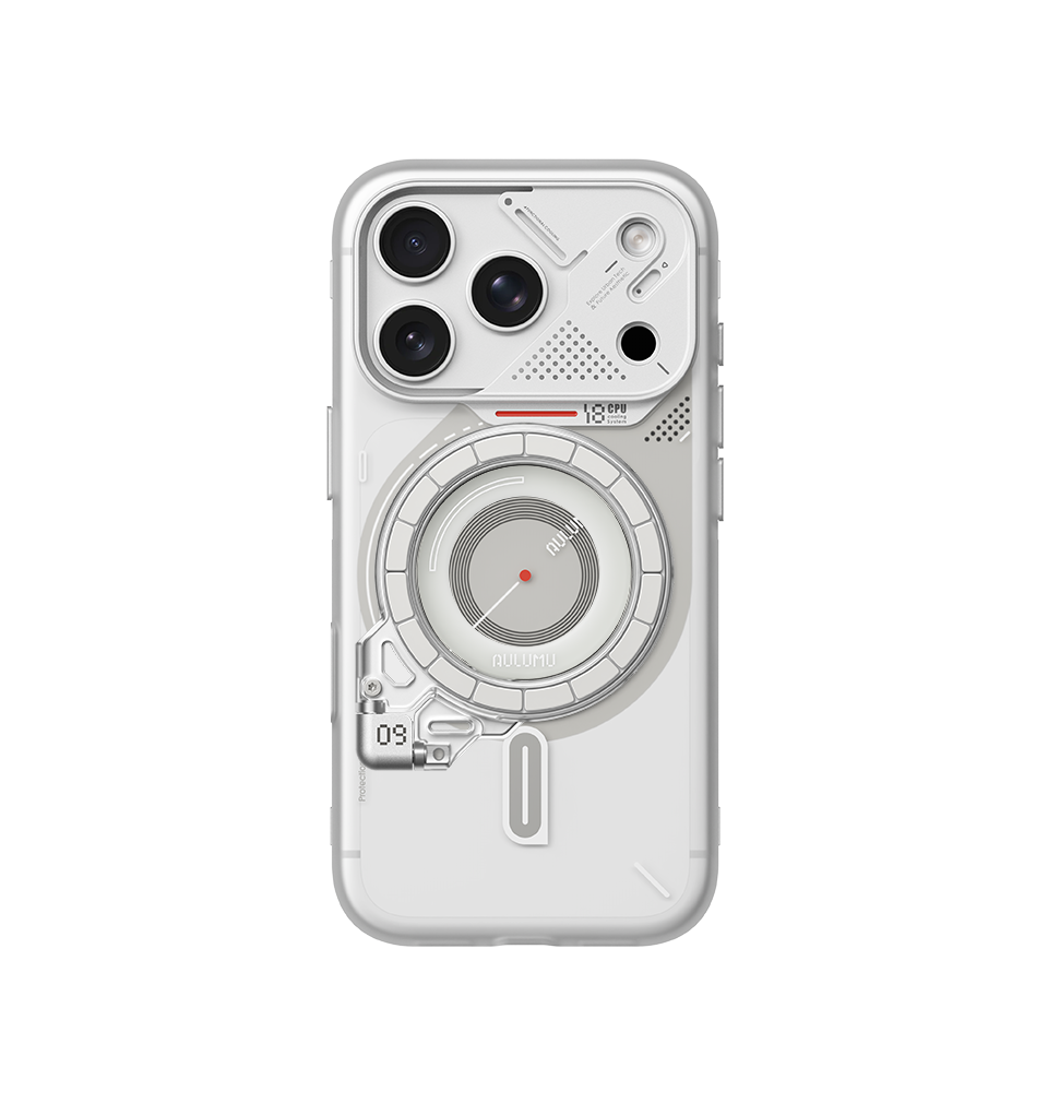 A18 iPhone 18/17 Series Frosted Case & G09 Ghost Infinite 360° Magnetic Stand