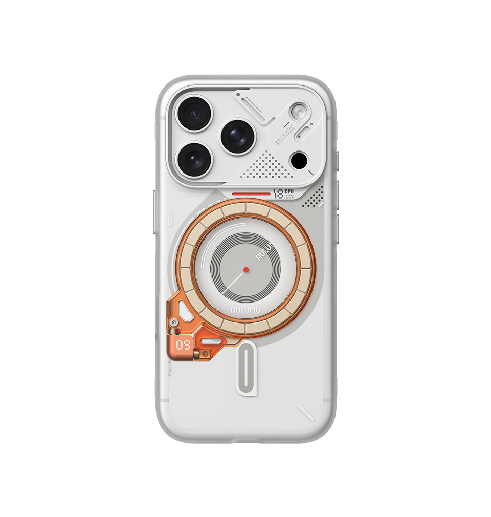 A18 iPhone 18/17 Series Frosted Case & G09 Ghost Infinite 360° Magnetic Stand