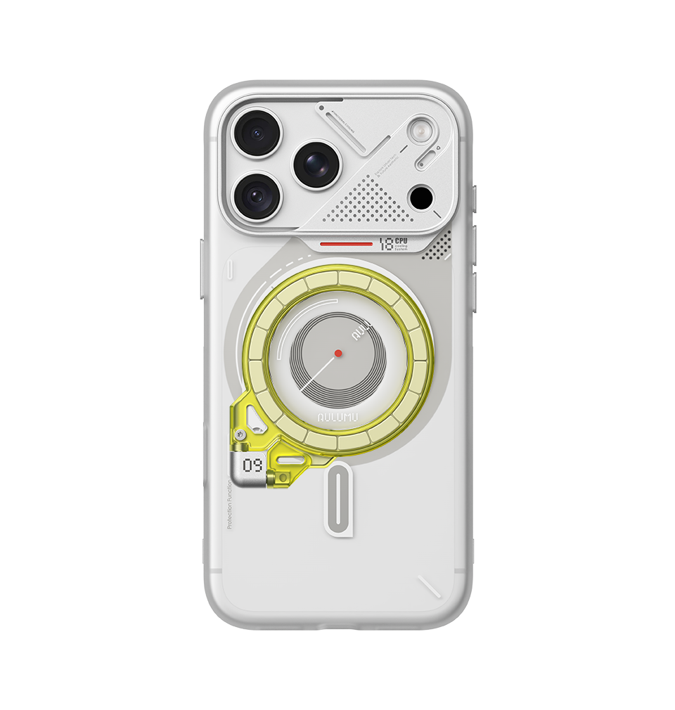 A18 iPhone 18/17 Series Frosted Case & G09 Ghost Infinite 360° Magnetic Stand