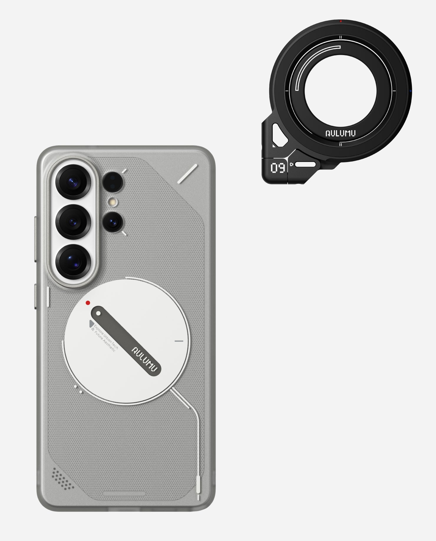 S26U Case for Samsung Galaxy S26 Ultra & G09 Infinite 360° Magnetic Stand