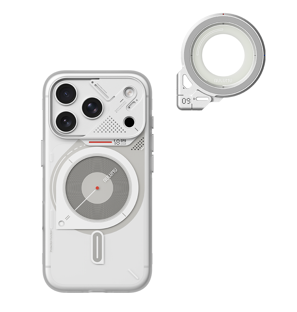 A18 iPhone 18/17 Series Frosted Case & G09 Infinite 360° Magnetic Stand