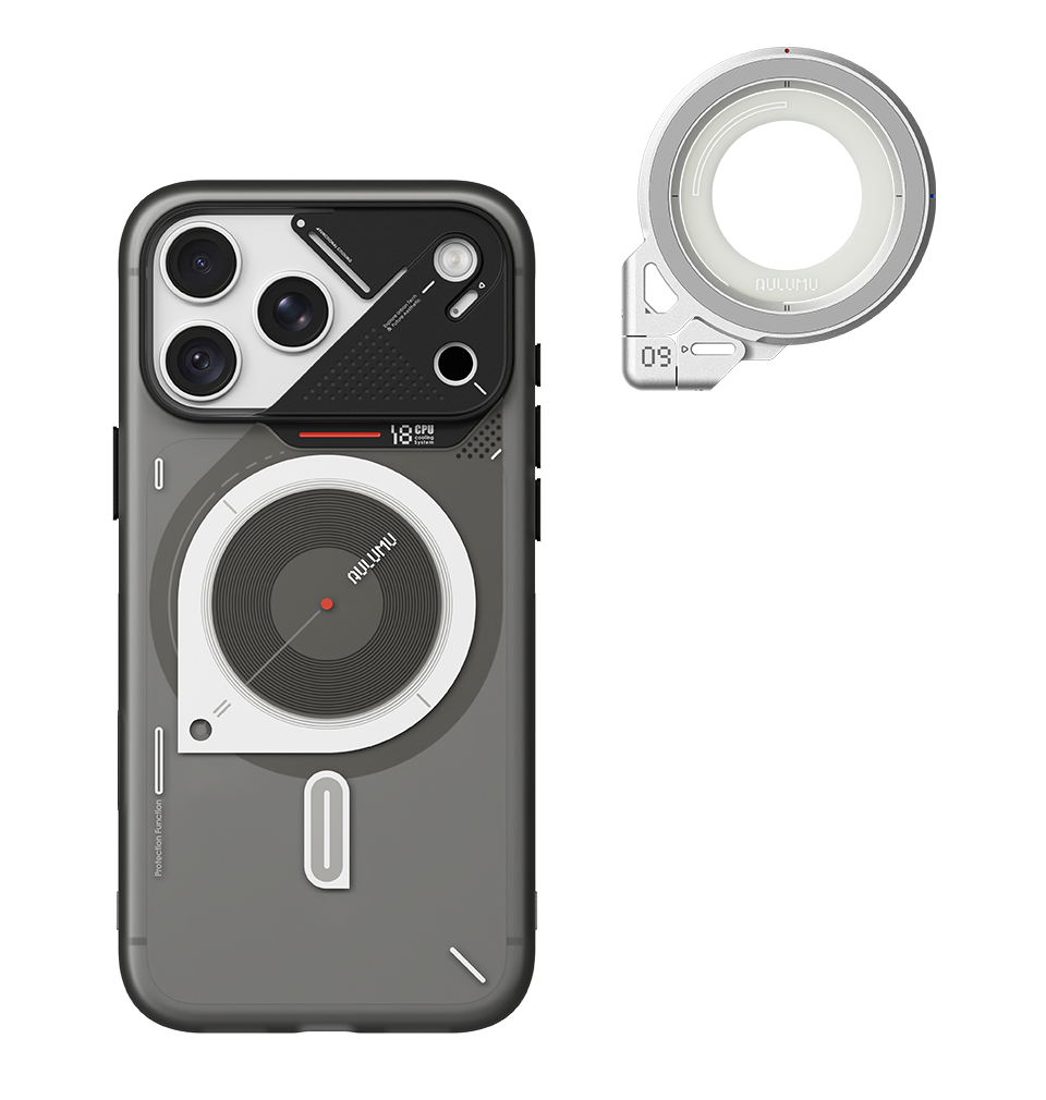 A18 iPhone 18/17 Series Frosted Case & G09 Infinite 360° Magnetic Stand