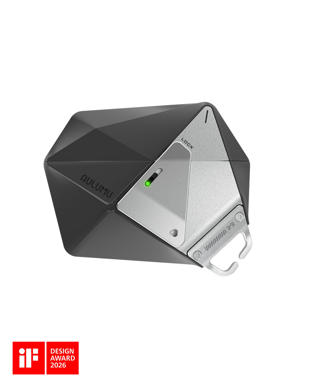 A39 Geometric Case for AirPods Pro 3 | Lock & Lanyard