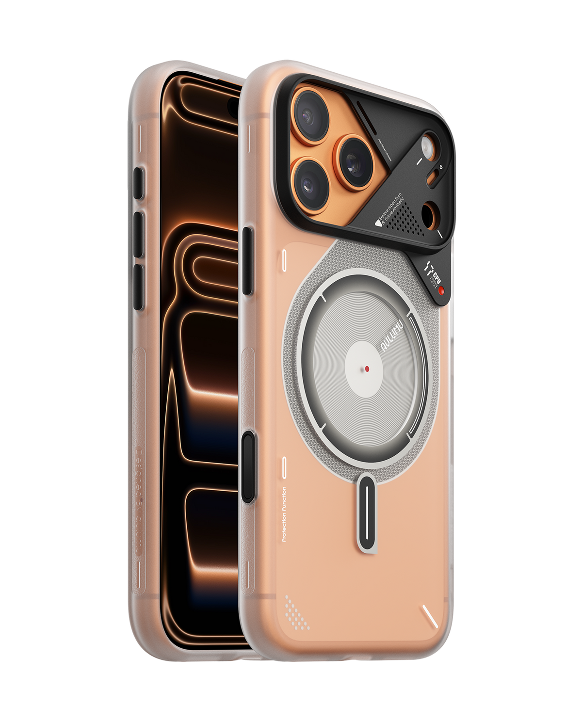 A17 Frosted Case for iPhone 17 Series | Subtle Glow-in-the -Dark