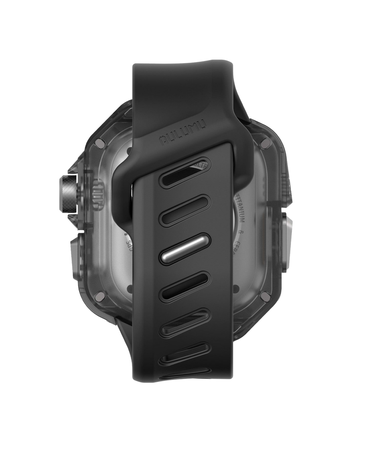 A01 Case with Band for Apple Watch Ultra 1/2/3 | Carbon Fiber Cover | FKM Band