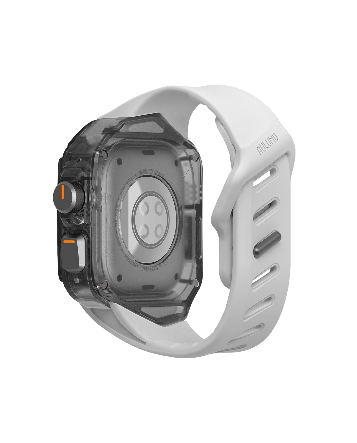 A01 Case with Band for Apple Watch Ultra 1/2/3 | Carbon Fiber Cover | FKM Band