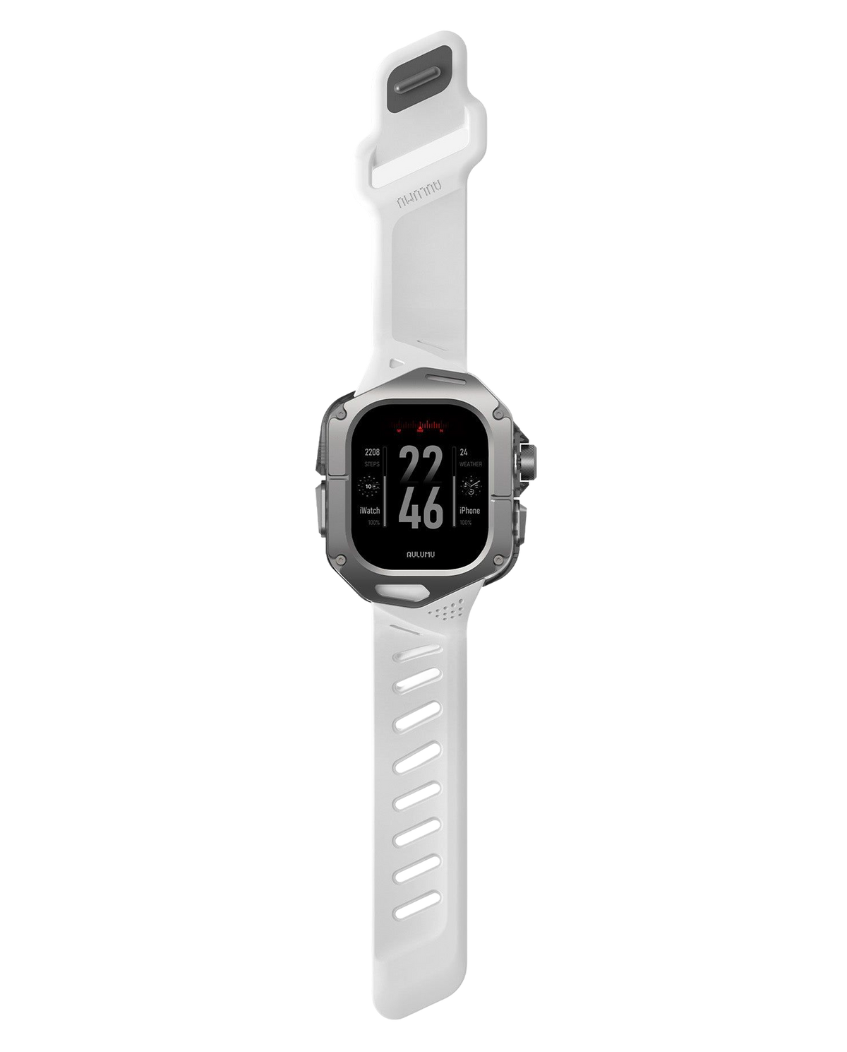 A01 Case with Band for Apple Watch Ultra 1/2/3 | Titanium Cover | FKM Band