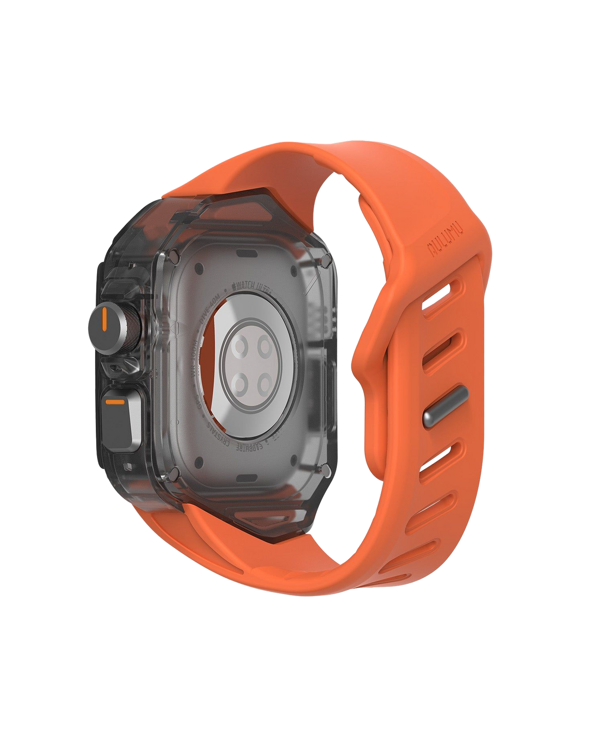 A01 Case with Band for Apple Watch Ultra 1/2/3 | Carbon Fiber Cover | FKM Band