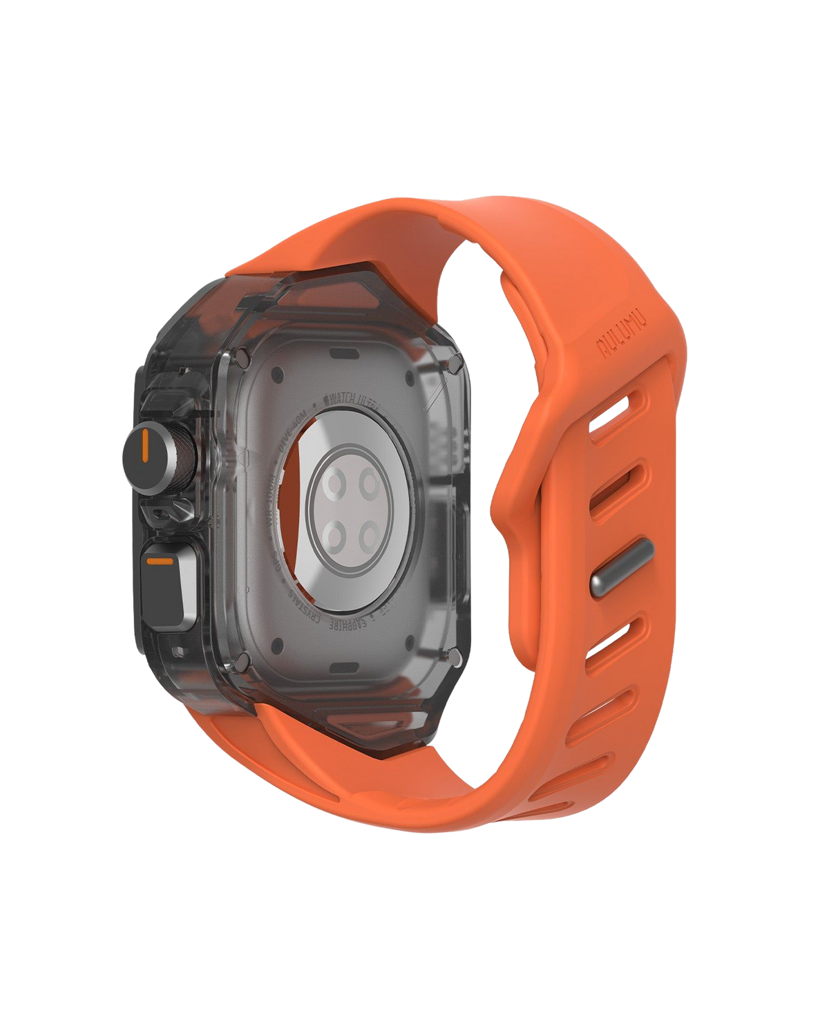 A01 Case with Band for Apple Watch Ultra 1/2/3 | Titanium Cover | FKM Band