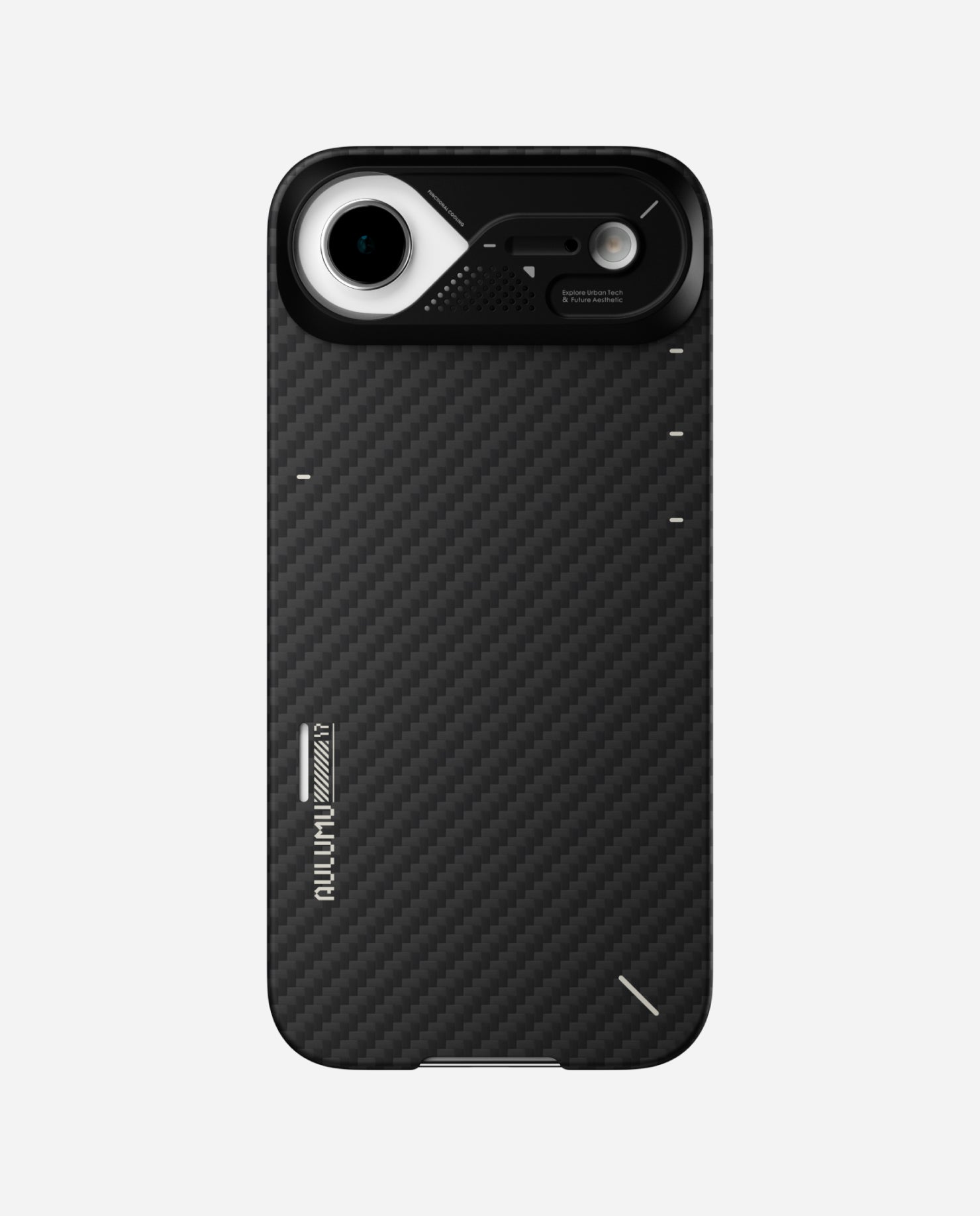 AULUMU A17 aramid fiber case for iPhone 17 Air with PC camera frame design