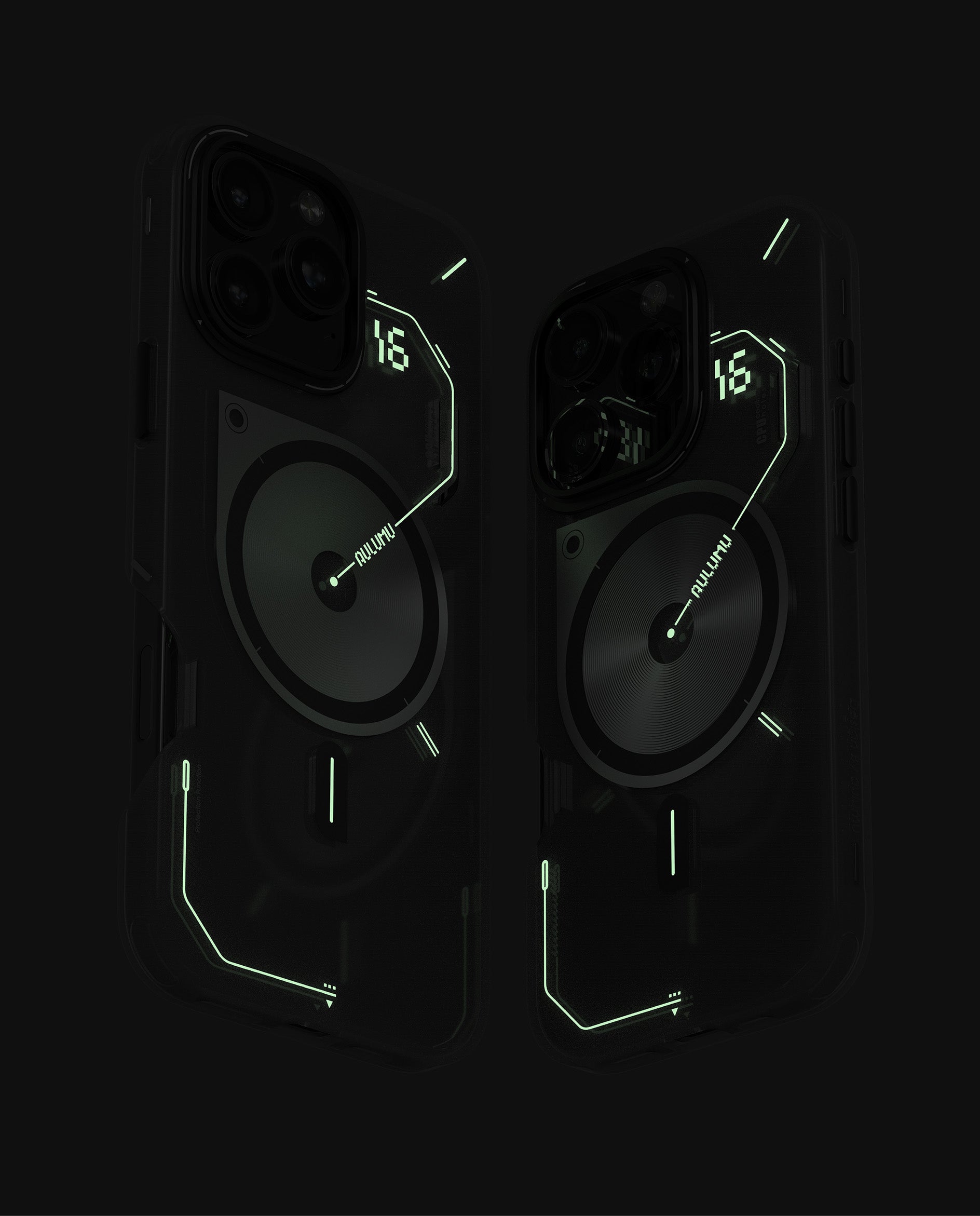Subtle Glow-in-the-Dark, Sci-Fi Elegance